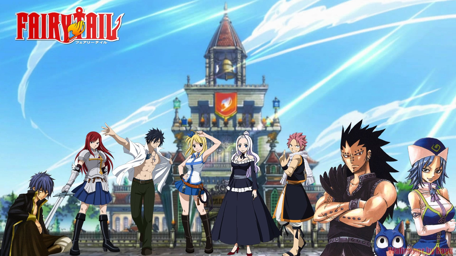Jellal Fernandes, parade, people, night, 1080P, group Of People, built structure, celebration, flag, event, Erza Scarlet, outdoors, festival, HD Wallpaper