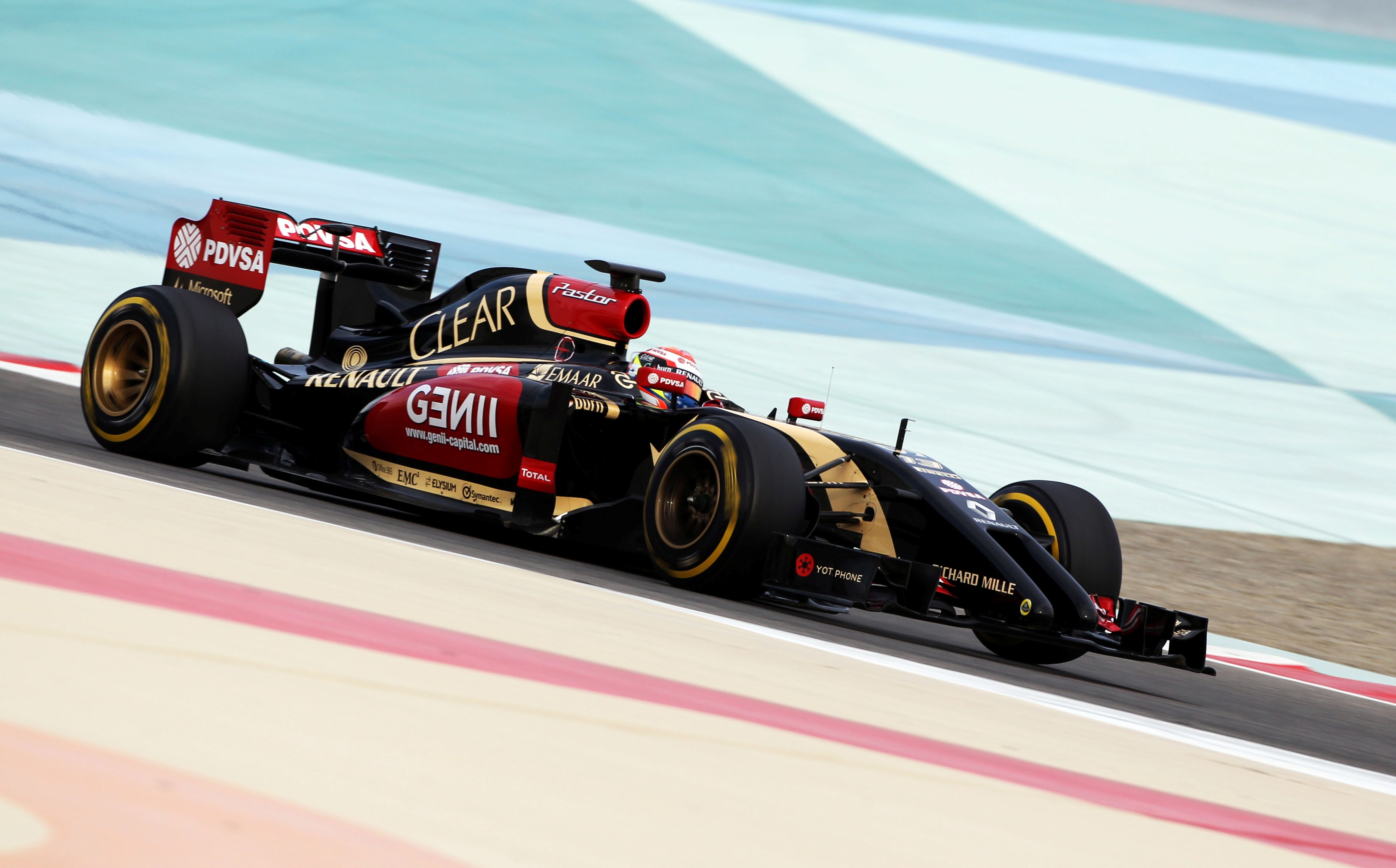 Pastor Maldonado, 4K, Formula 1, E22, Lotus F1 team, HD Wallpaper