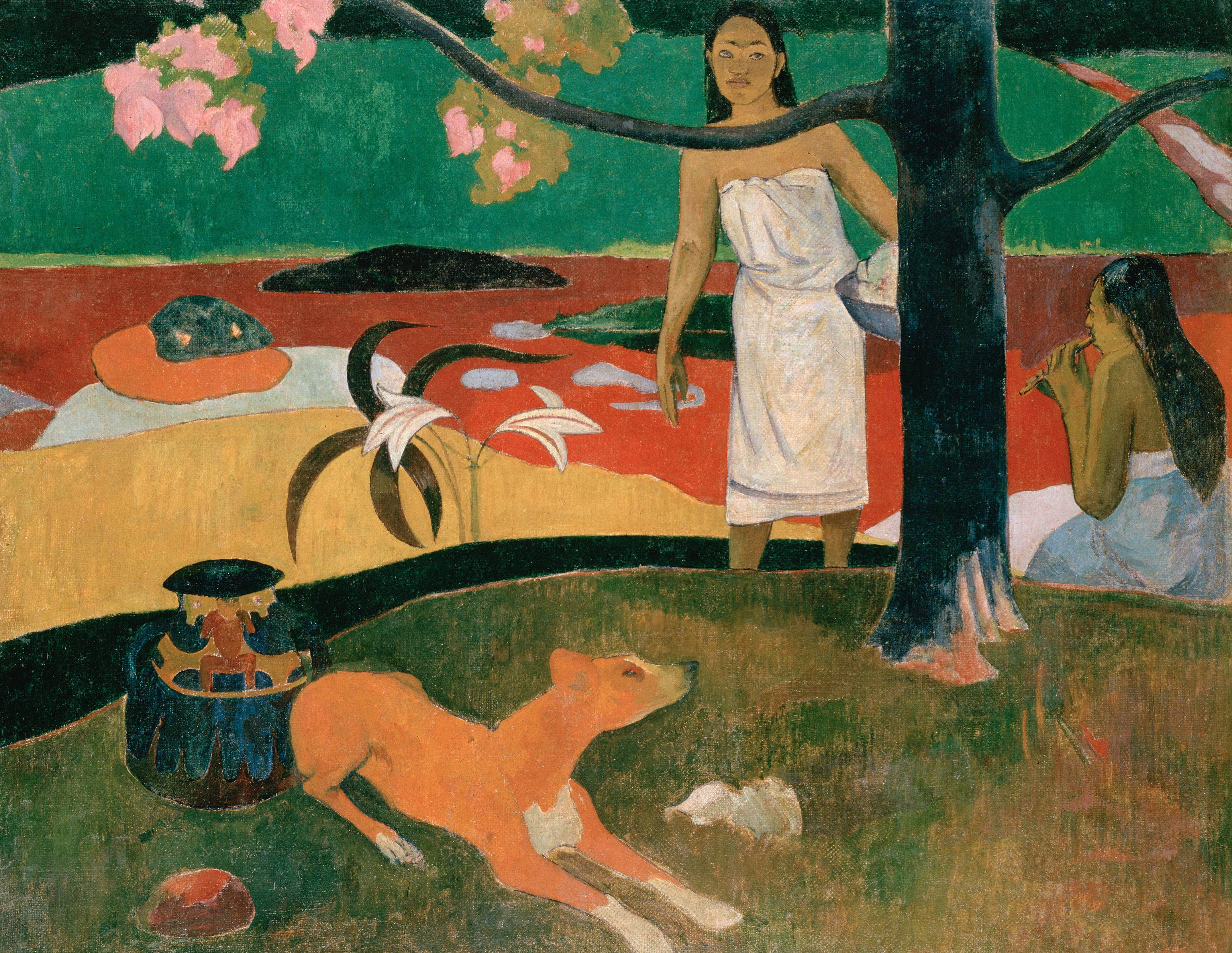 genre, Paul Gauguin, picture, 4K, Tahitian Pastorals, Eugene Henri Paul Gauguin, HD Wallpaper