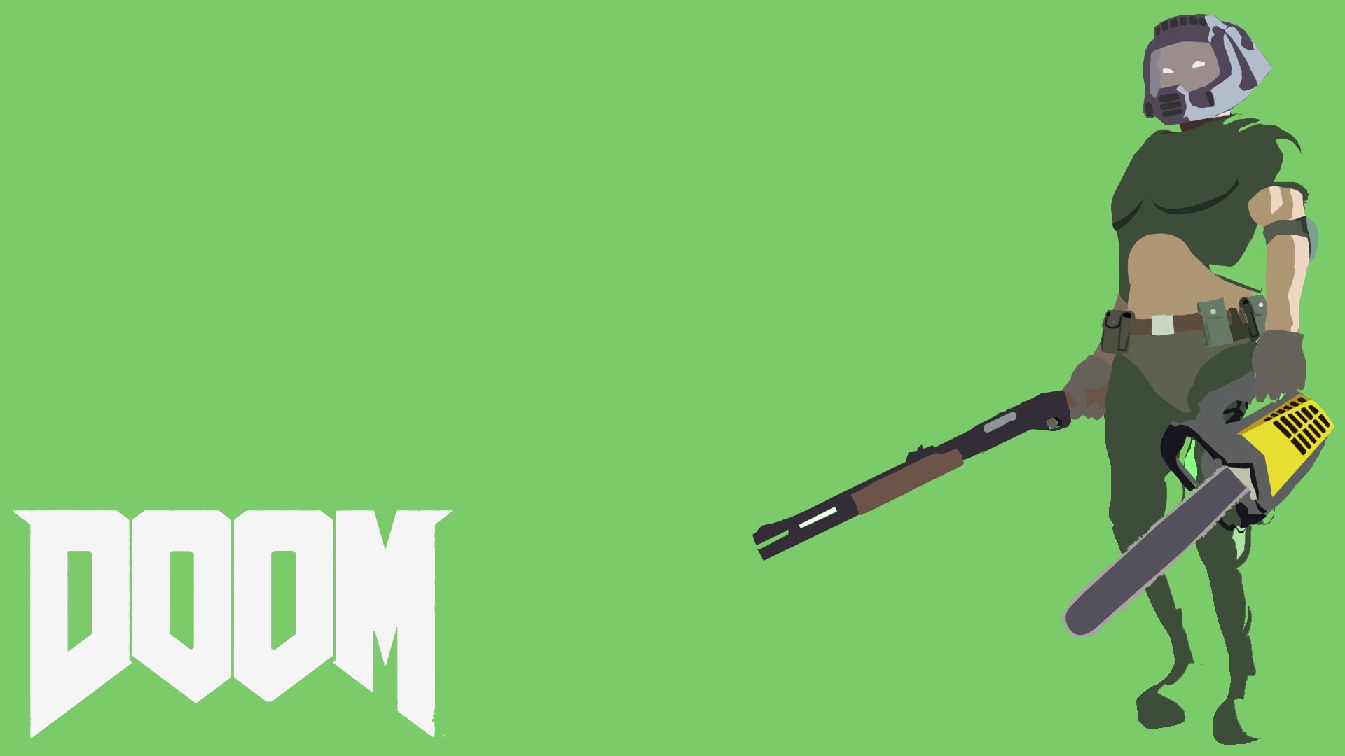 green color, equipment, first-person shooter, sign, no people, rod, communication, human representation, green background, 1080P, text, studio shot, video games, HD Wallpaper