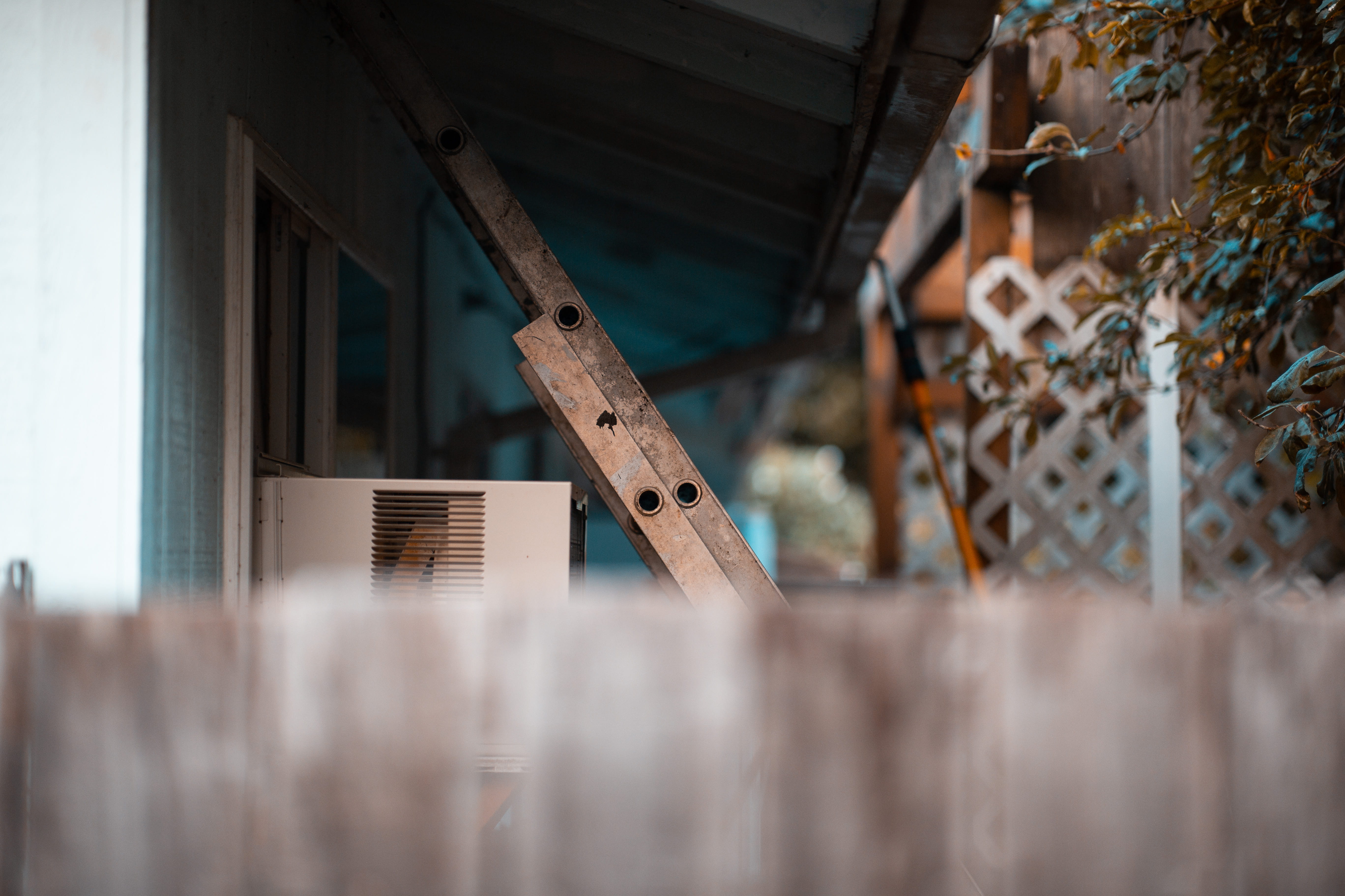 metal, day, abandoned, wood - material, orange, building, safety, nature, rusty, fence, selective focus, no people, protection, architecture, casual, backyard, HD Wallpaper