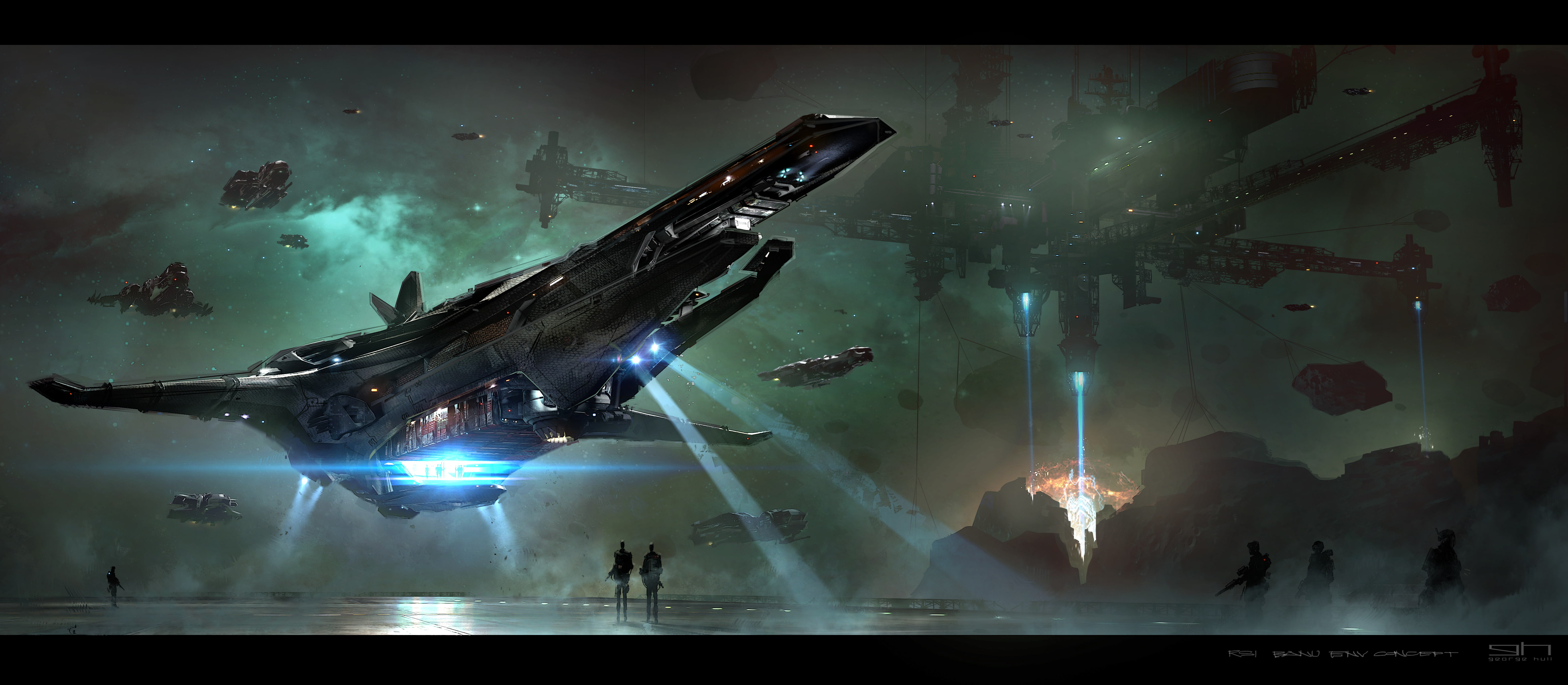 Star Citizen, science fiction, futuristic, 5K, video games, HD Wallpaper