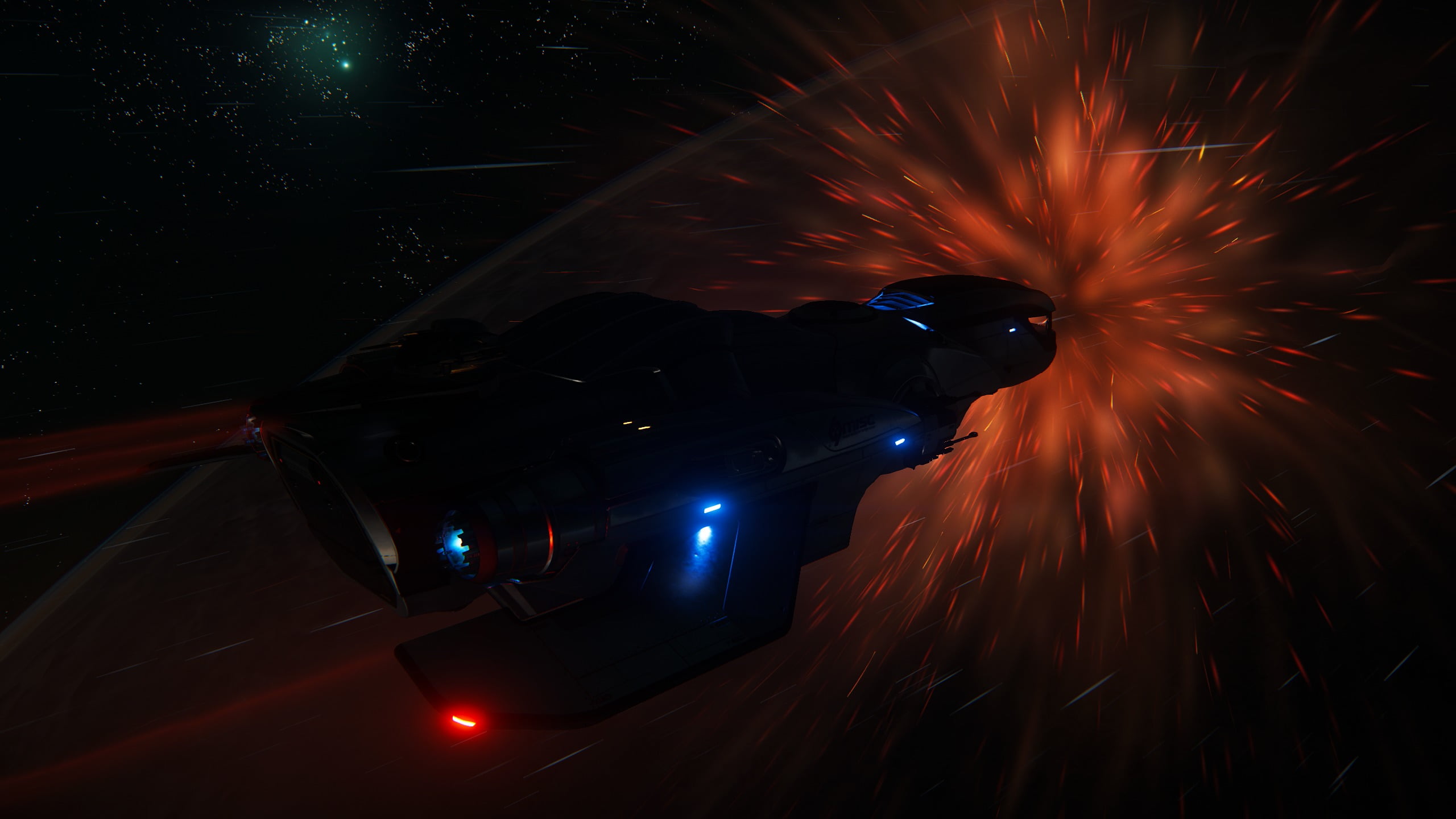 Star Citizen, motion, black, glowing, event, light, real people, light - natural phenomenon, one person, video games, mode of transportation, arts culture and entertainment, HD Wallpaper