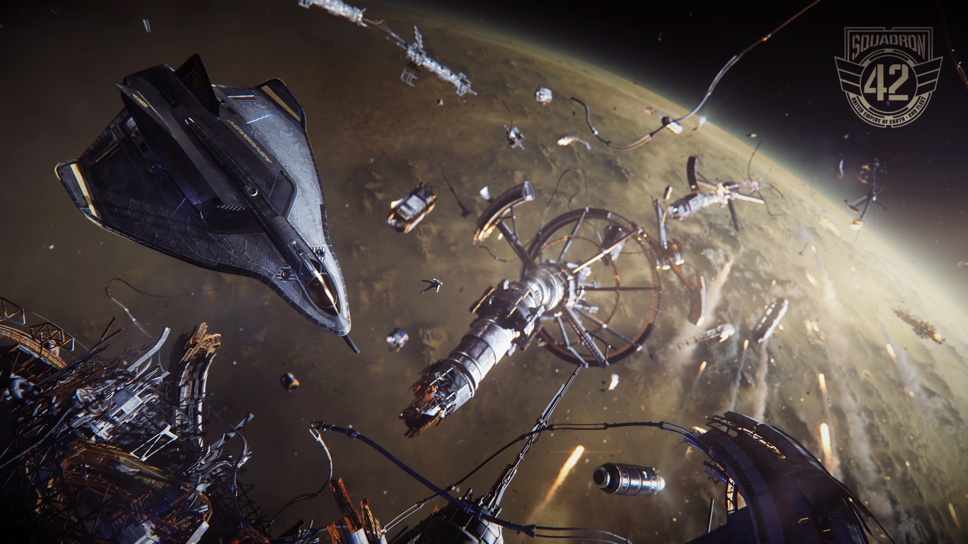 Star Citizen, 4K, Avenger, Aegis, Advocacy, Squadron 42, HD Wallpaper