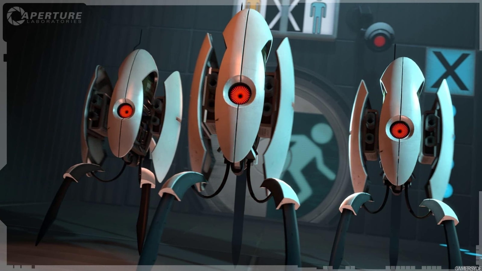 portal, video games, turret, hd, sentry, 720P, HD Wallpaper