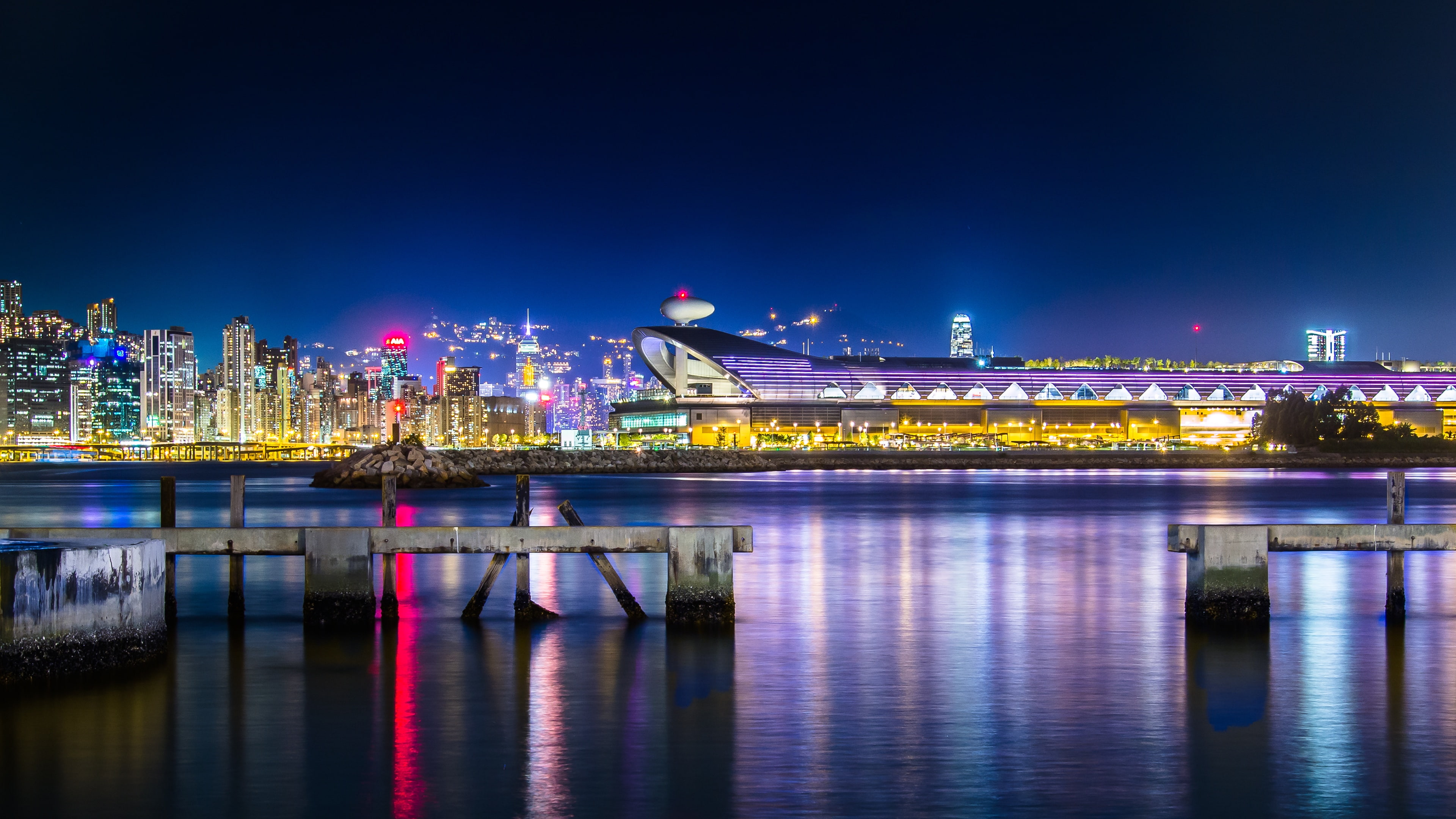 Hong Kong, 4K, China, Kai Tak, Victoria Harbour, Cities, HD Wallpaper
