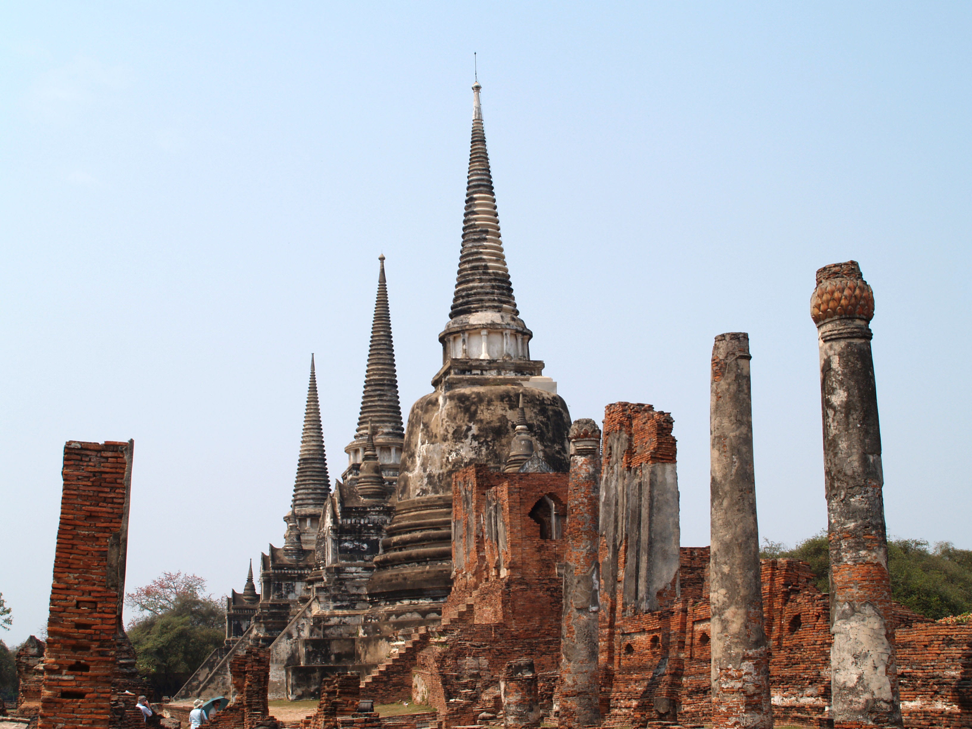 religious, traditional, gold, ancient civilization, wat, building, ornate, Bangkok, tourism, sky, famous, building exterior, high, old, archaeology, Buddhism, HD Wallpaper