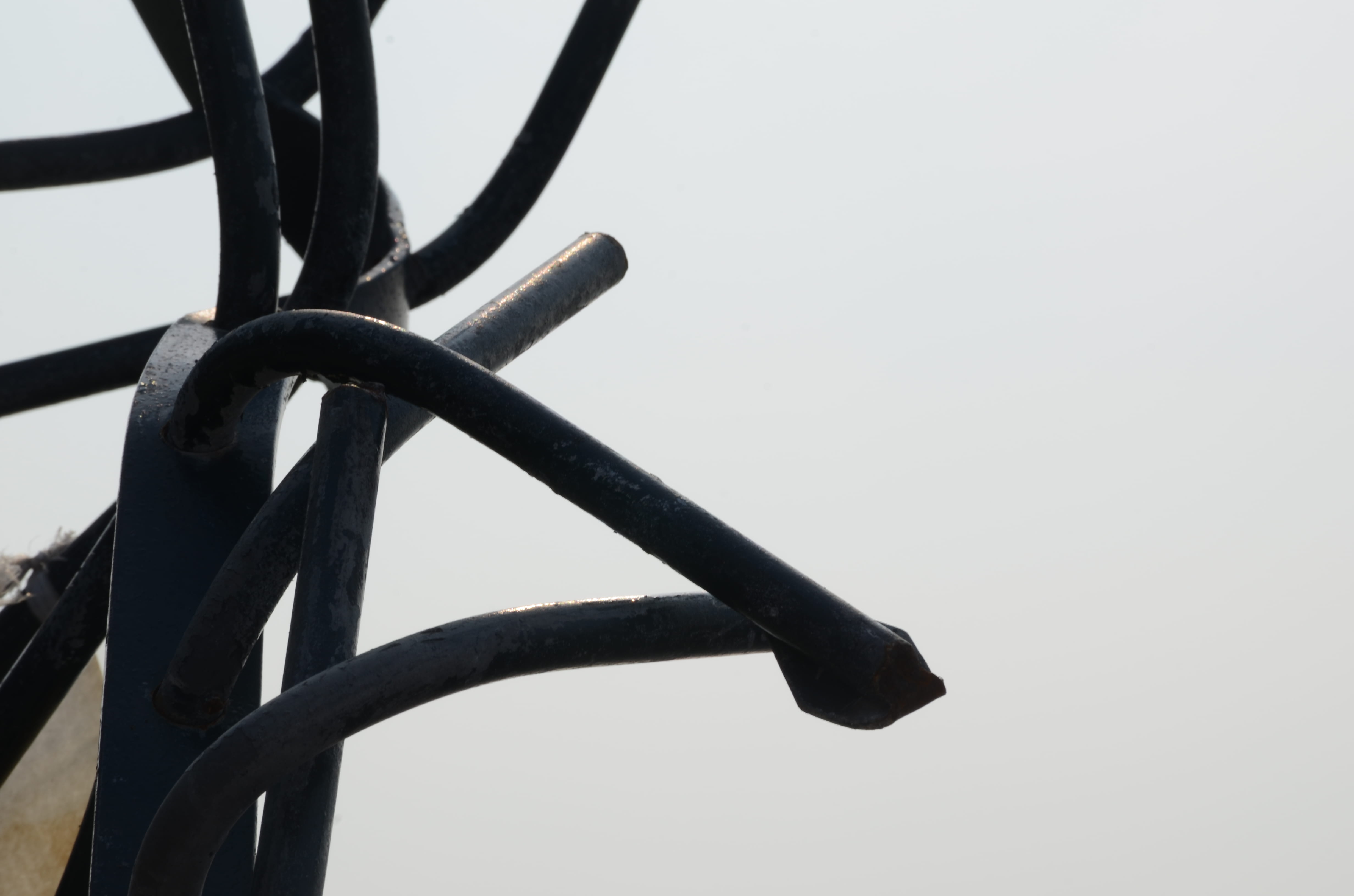 closeup, security, black color, studio shot, bent, protection, close-up, safety, hong kong, barrier, indoors, metal, day, 4K, iron, hong kong island, sky, HD Wallpaper