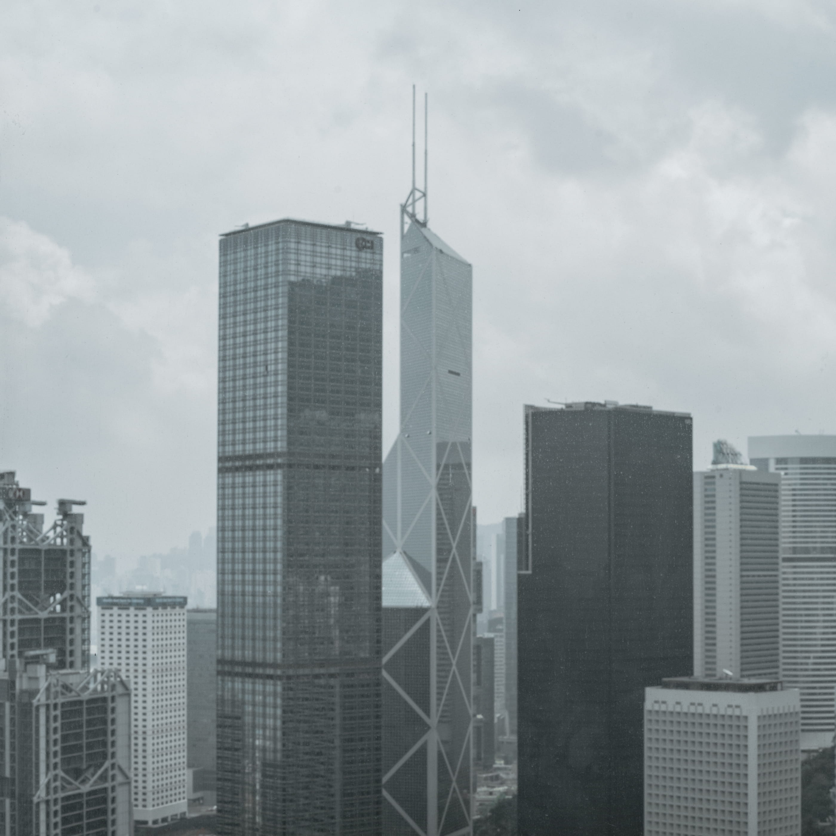 sky, architecture, financial district, asia, modern, cityscape, robinson road, outdoors, cloud - sky, nature, built structure, skyscraper, building, design, Phone HD Wallpaper