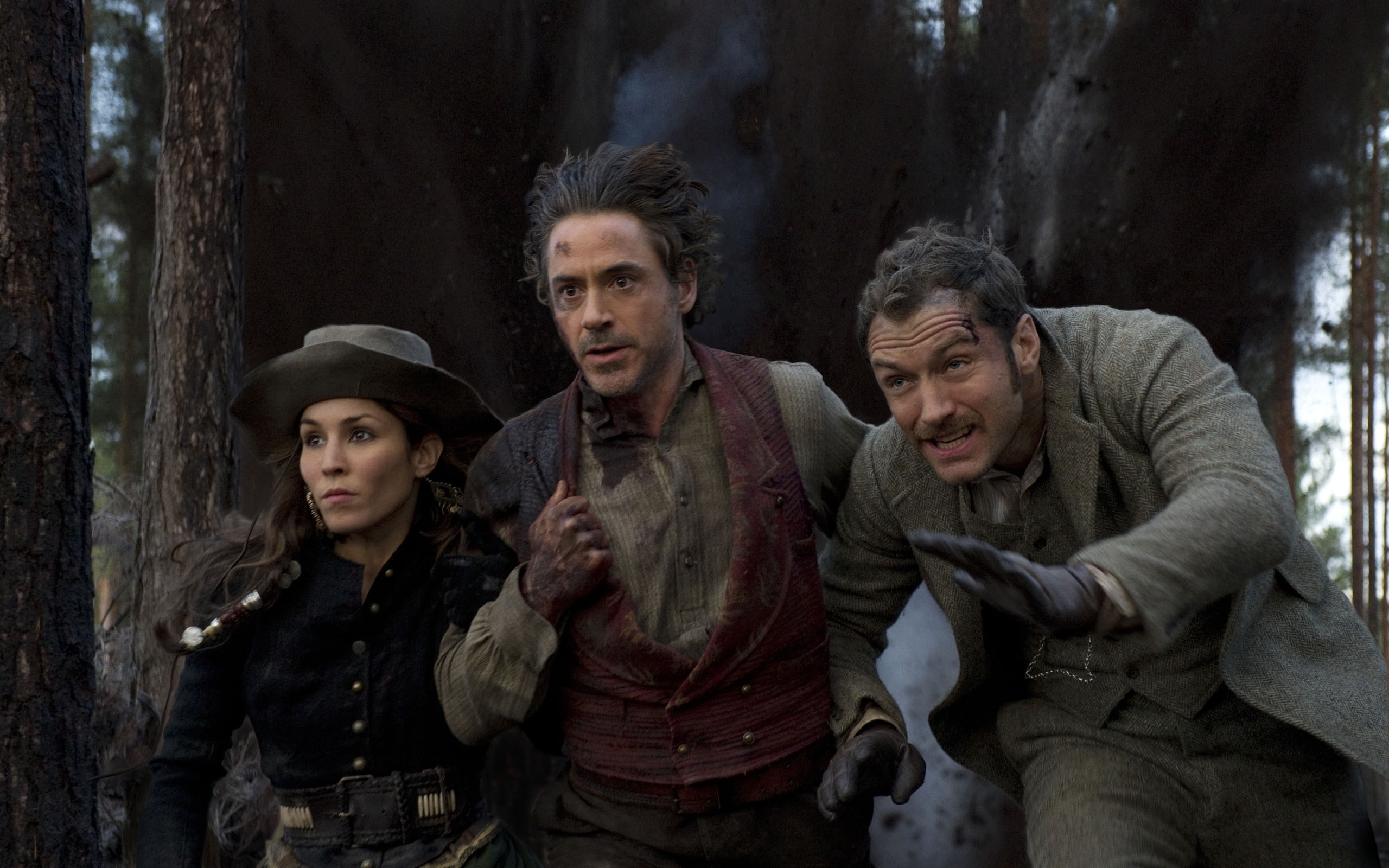 2K, robert downey jr, shadows, holmes, sherlock, jude law, game, HD Wallpaper