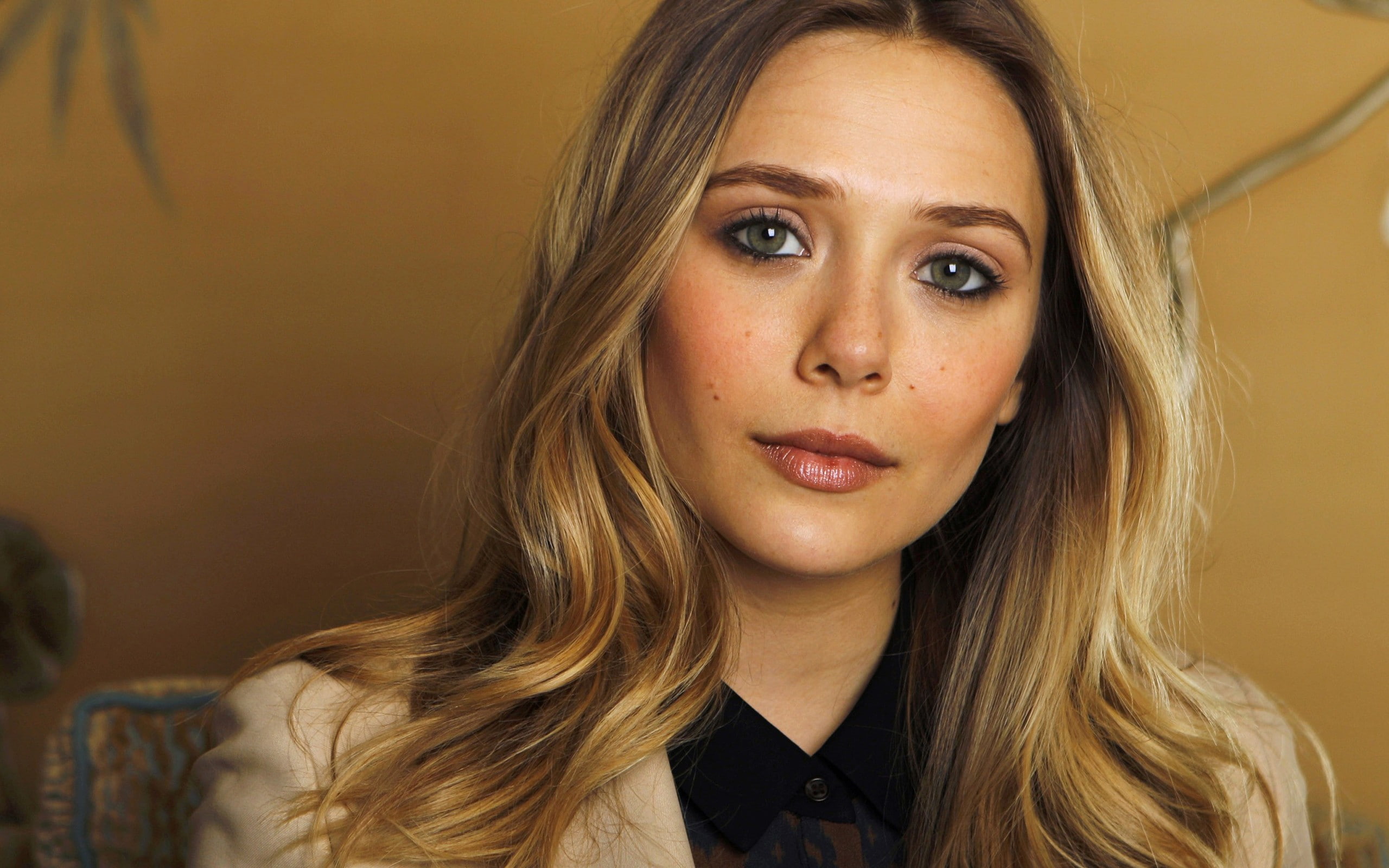 actress, 2K, celebrity, dyed hair, Elizabeth Olsen, women, HD Wallpaper