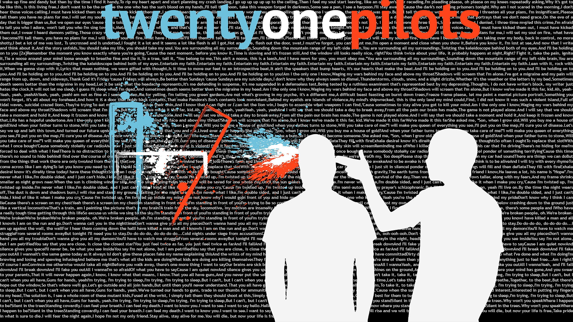 investment, creativity, finance, standing, male likeness, sign, text, Twenty One Pilots, western script, computer, technology, Band (Music), rear view, HD Wallpaper