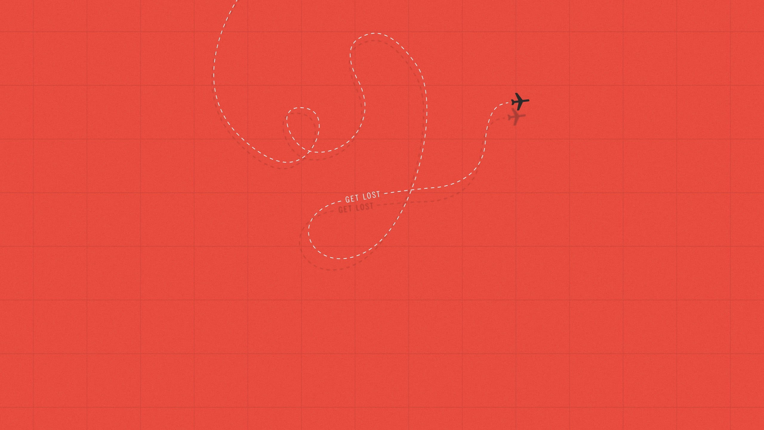 lines, simplicity, full length, aircraft, orange color, minimalism, emotion, digital art, abstract, copy space, red background, one animal, invertebrate, HD Wallpaper