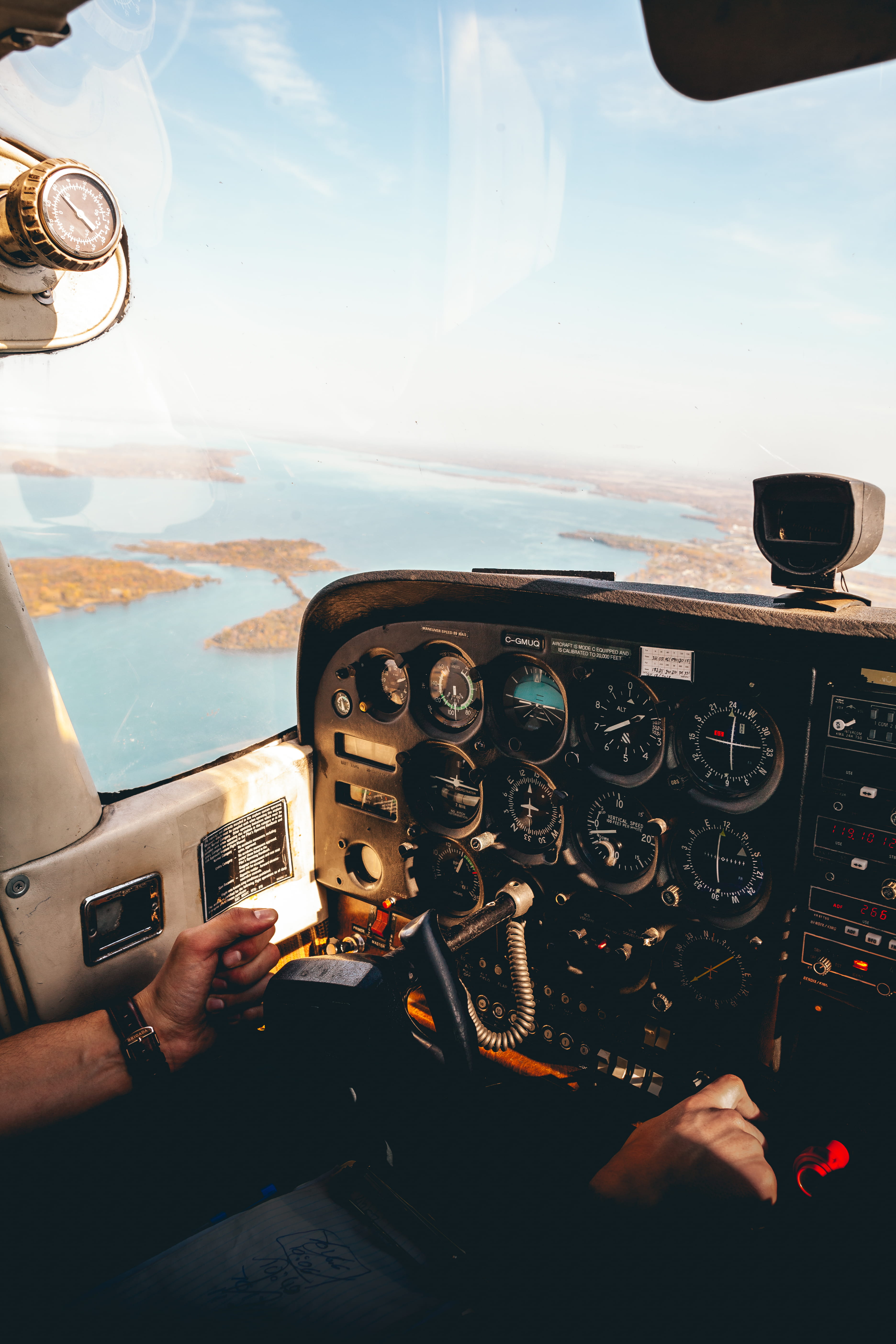 photo, human body part, riding, 5K, control, controls, flying, aerospace industry, windshield, person, air vehicle, human hand, one person, sitting, inside, Phone HD Wallpaper