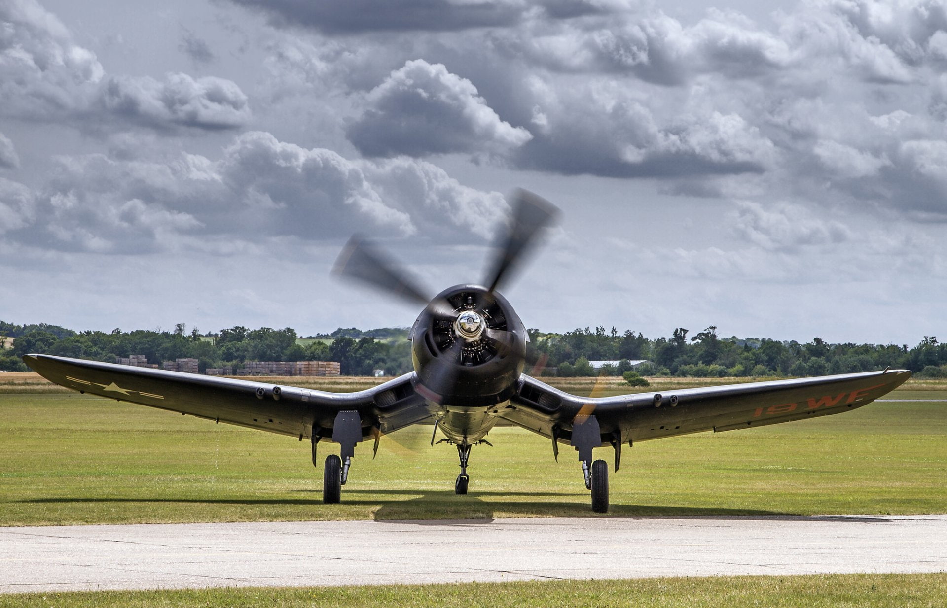 Vought F4U Corsair, Military Aircrafts, Aircraft, Warplane, 1080P, HD Wallpaper