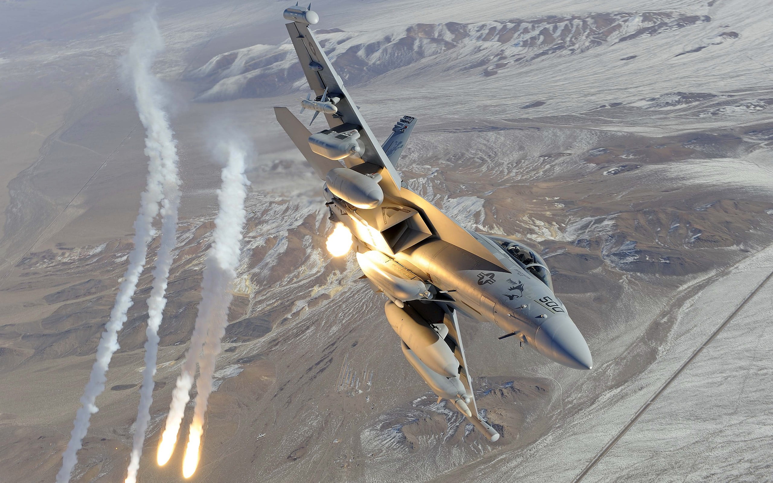 day, military, beauty in nature, EA-18G, winter sport, adventure, Boeing EA-18G Growler, environment, beach, outdoors, aircraft, US Air Force, military aircraft, HD Wallpaper