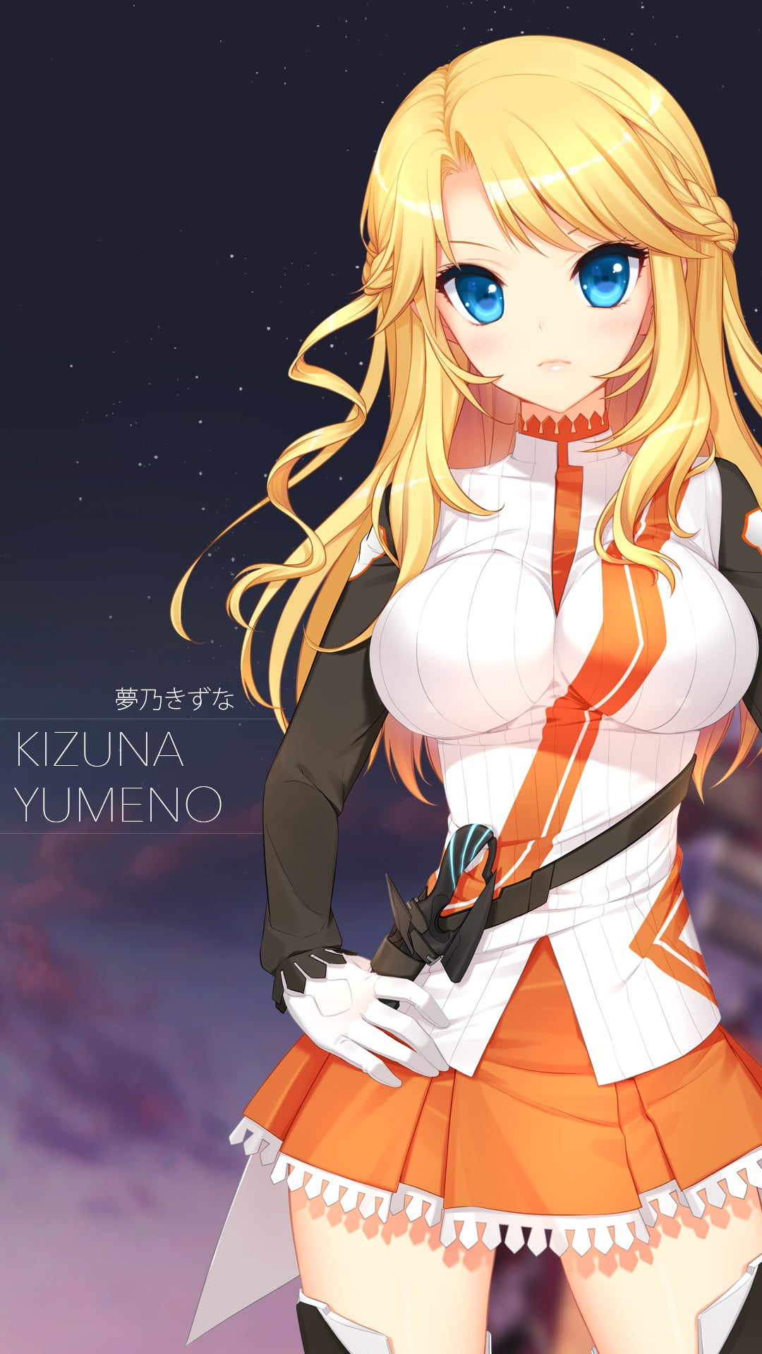 costume, backgrounds, male likeness, nature, anime, art and craft, female likeness, event, women, kizuna, vector, creativity, Kizuna Yumeno, yumeno, untitled, Phone HD Wallpaper