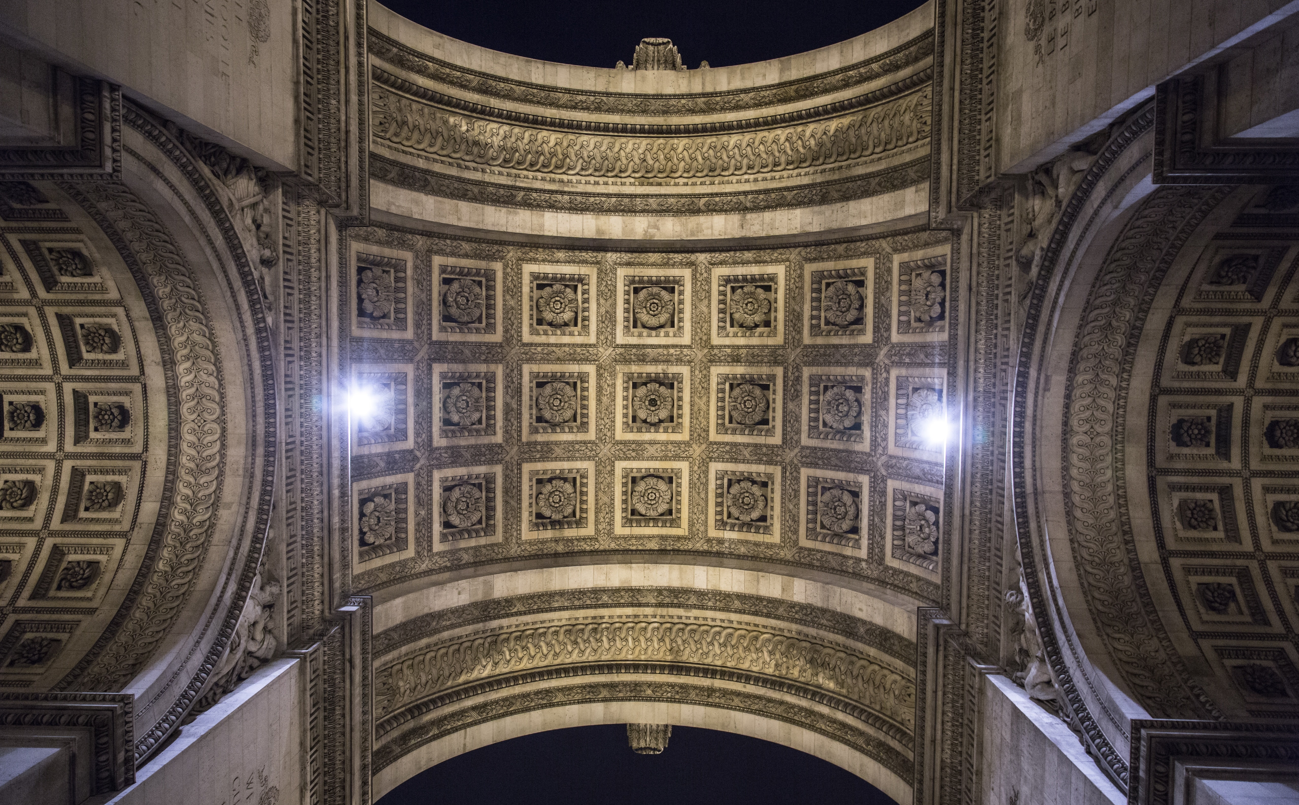 triomphe, mural, Arch, Photography, Vertical, indoors, no people, Ceiling, brown, 5K, historical, landmark, Architecture, illuminated, arc de triomphe, HD Wallpaper