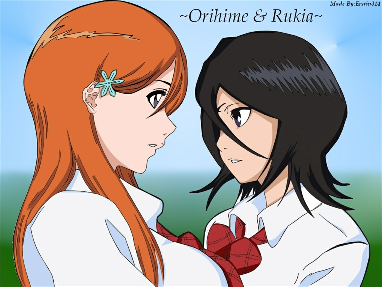 Bleach, Orihime Inoue, Rukia Kuchiki, 720P, HD Wallpaper
