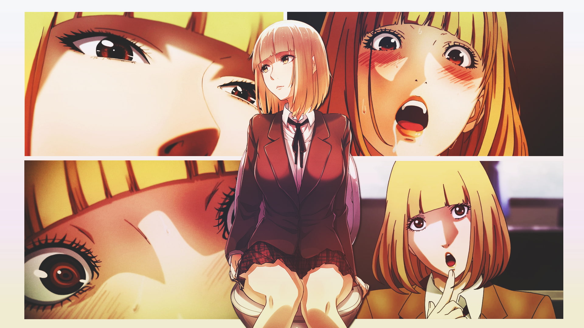 anime girls, 1080P, Prison School, Midorikawa Hana, HD Wallpaper