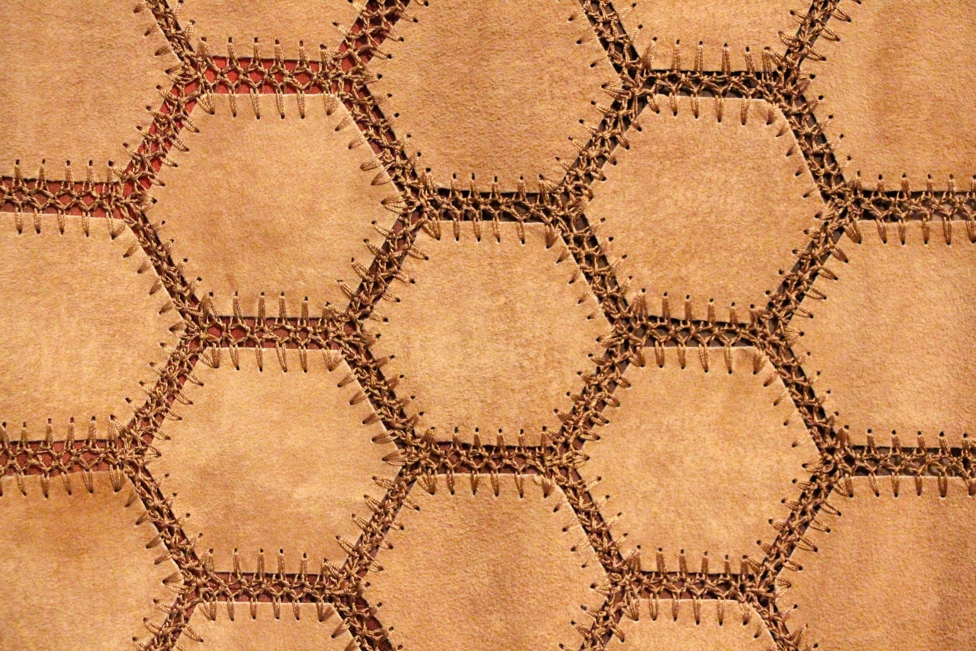 soft, nature, textured, suede, honeycomb, shape, design, 1080P, symmetry, abstract, indoors, directly above, colored background, repetition, backgrounds, HD Wallpaper