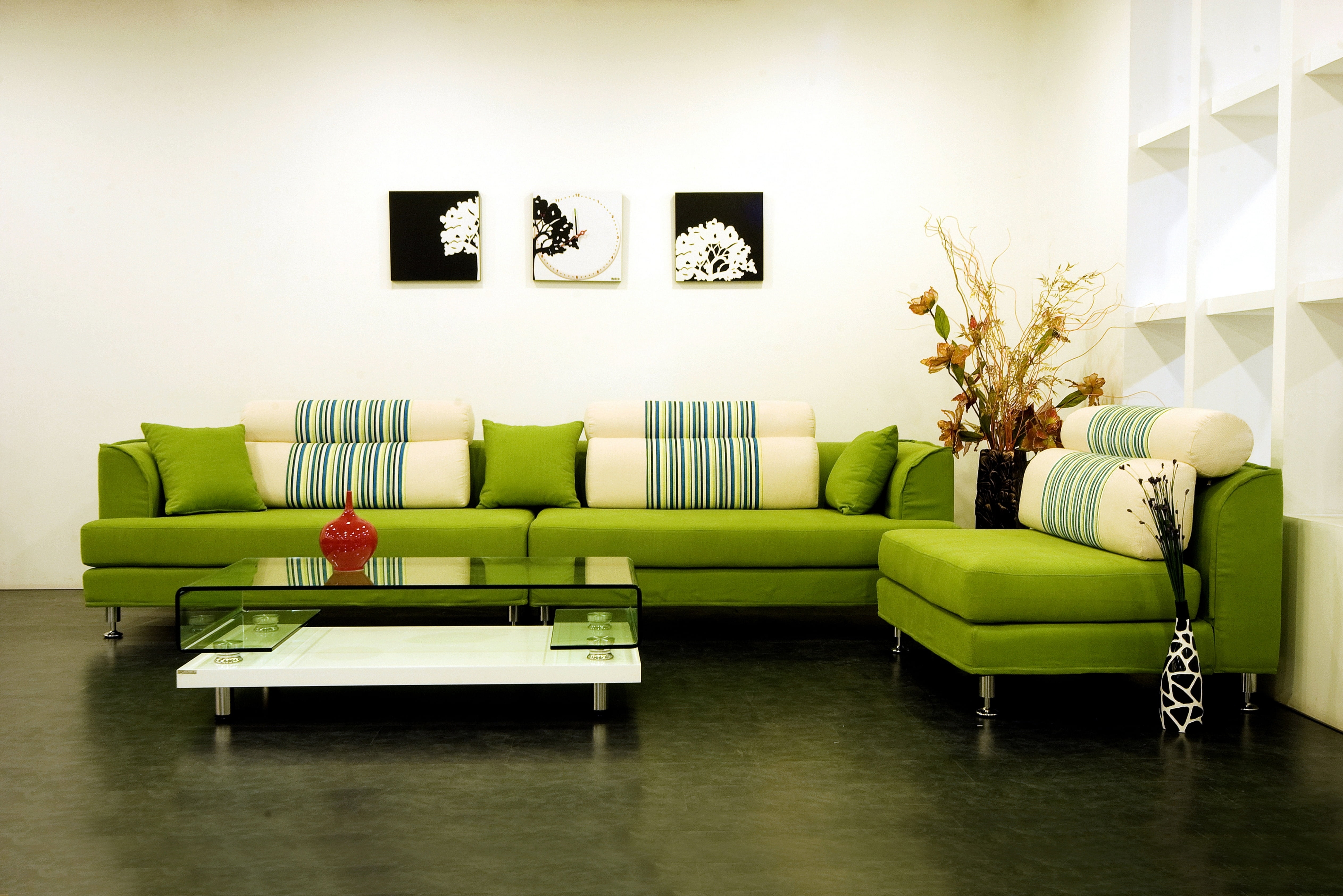 armchair, wall - Building Feature, painting, home showcase interior, modern, apartment, flooring, style, decor, no People, couch, chair, sectional, comfortable, HD Wallpaper