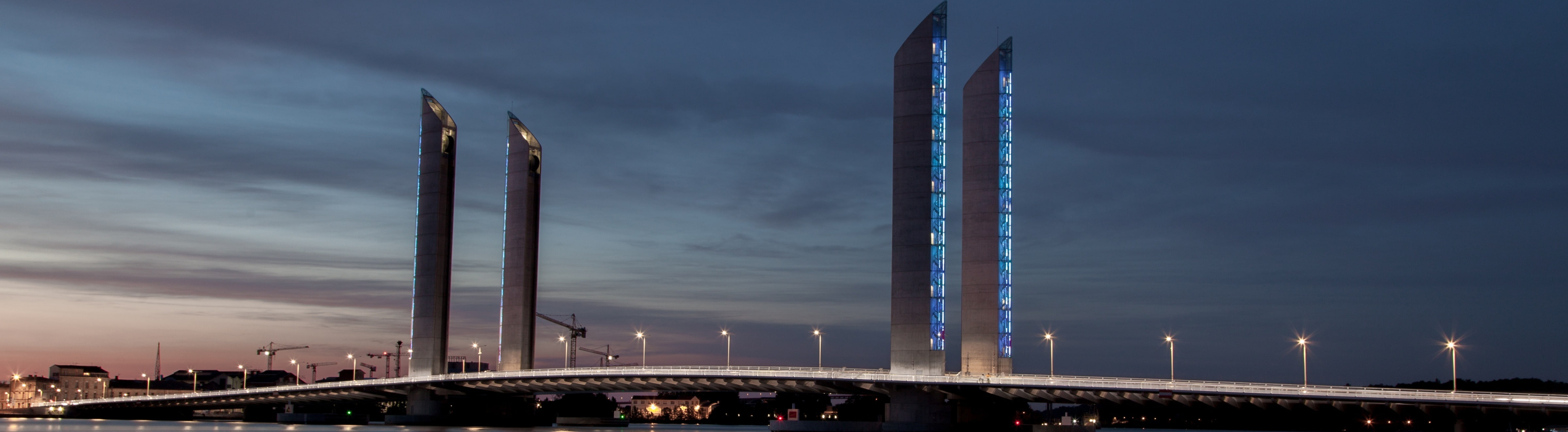 gray, drawbridge, chaban, liftbridge, outdoors, travel, Lumiere, architectural column, reflets, Bordeaux, jacques, gantry, Crane, gantrycrane, pont, Europe, HD Wallpaper