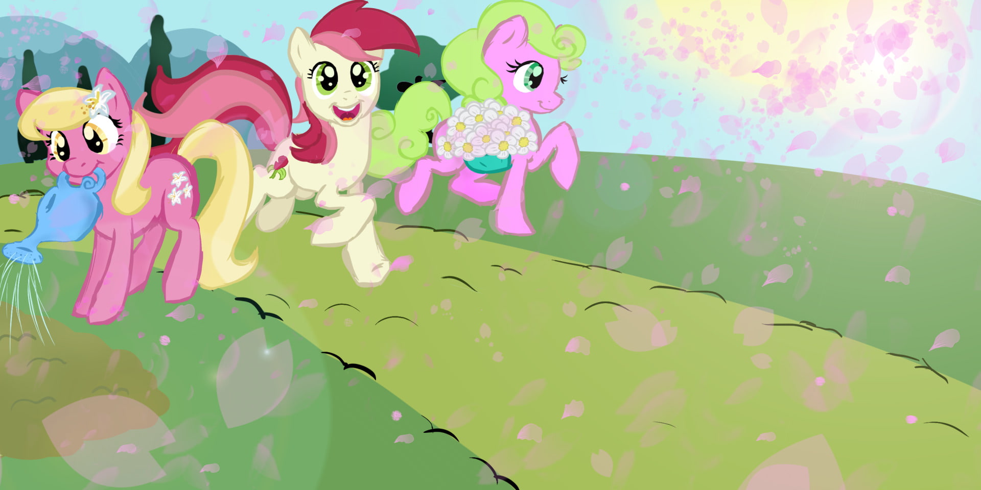 Lily Valley, TV Show, My Little Pony: Friendship is Magic, Daisy, Rose, 1080P, HD Wallpaper