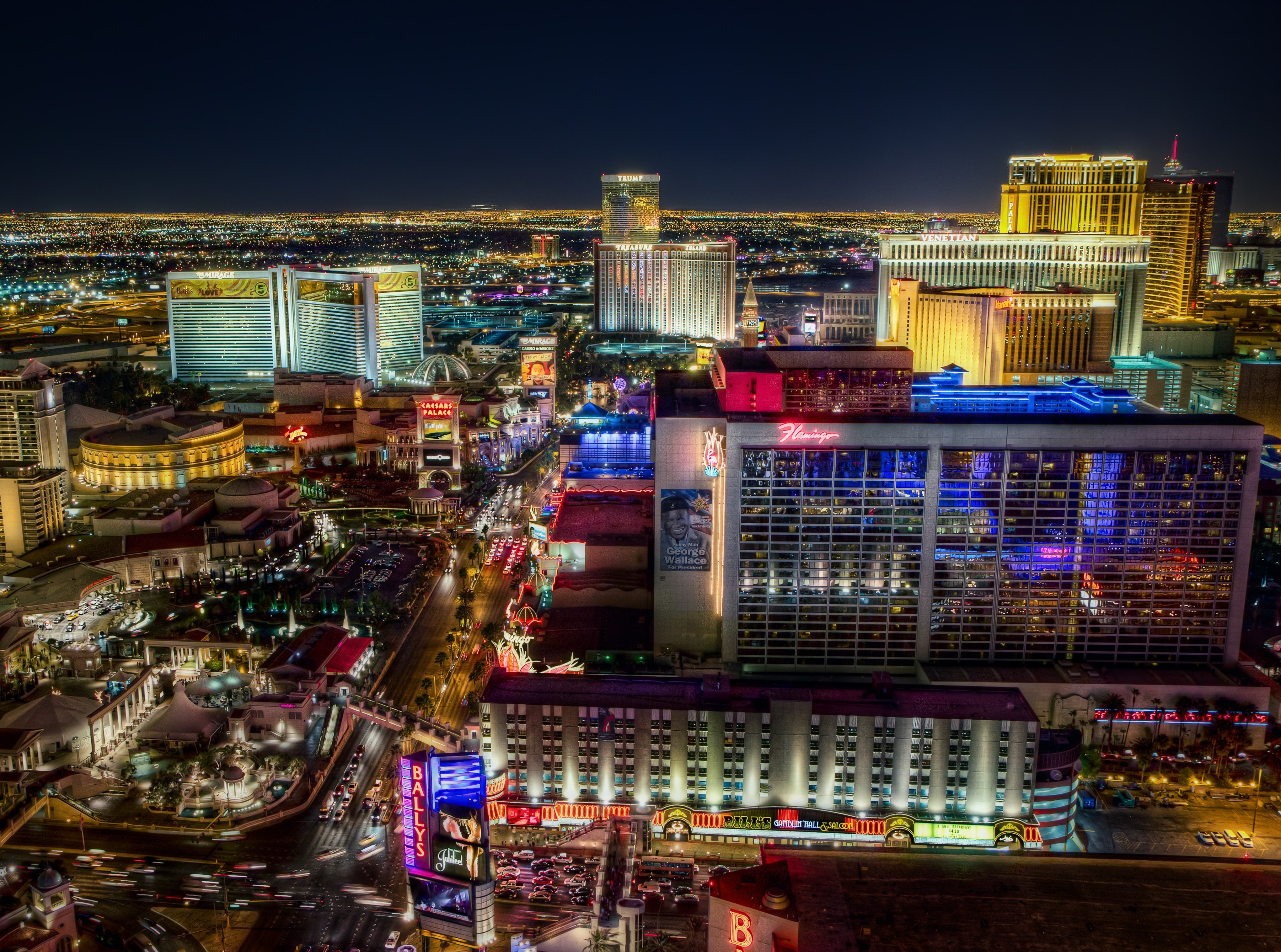 United States, office building exterior, building exterior, luxury, high angle view, illuminated, rise, built structure, no people, high, city, night, urban skyline, HD Wallpaper