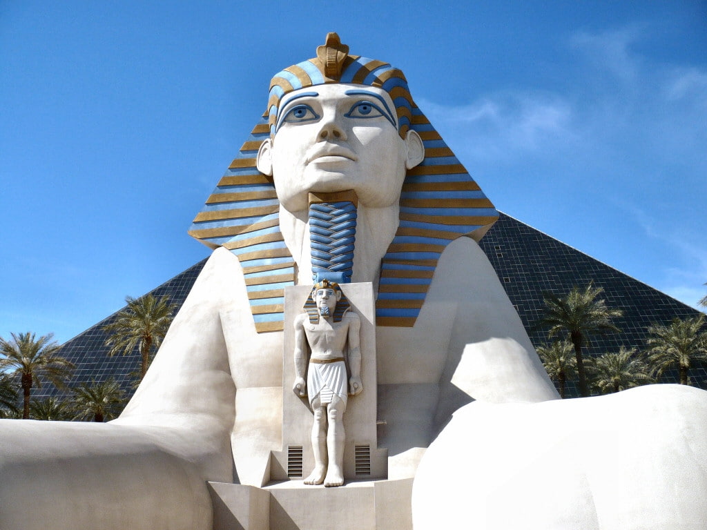 egypt, architecture, casino, Luxor, 480P, hd, art, Hotel, Las Vegas, Ancient, sphinx, HD Wallpaper