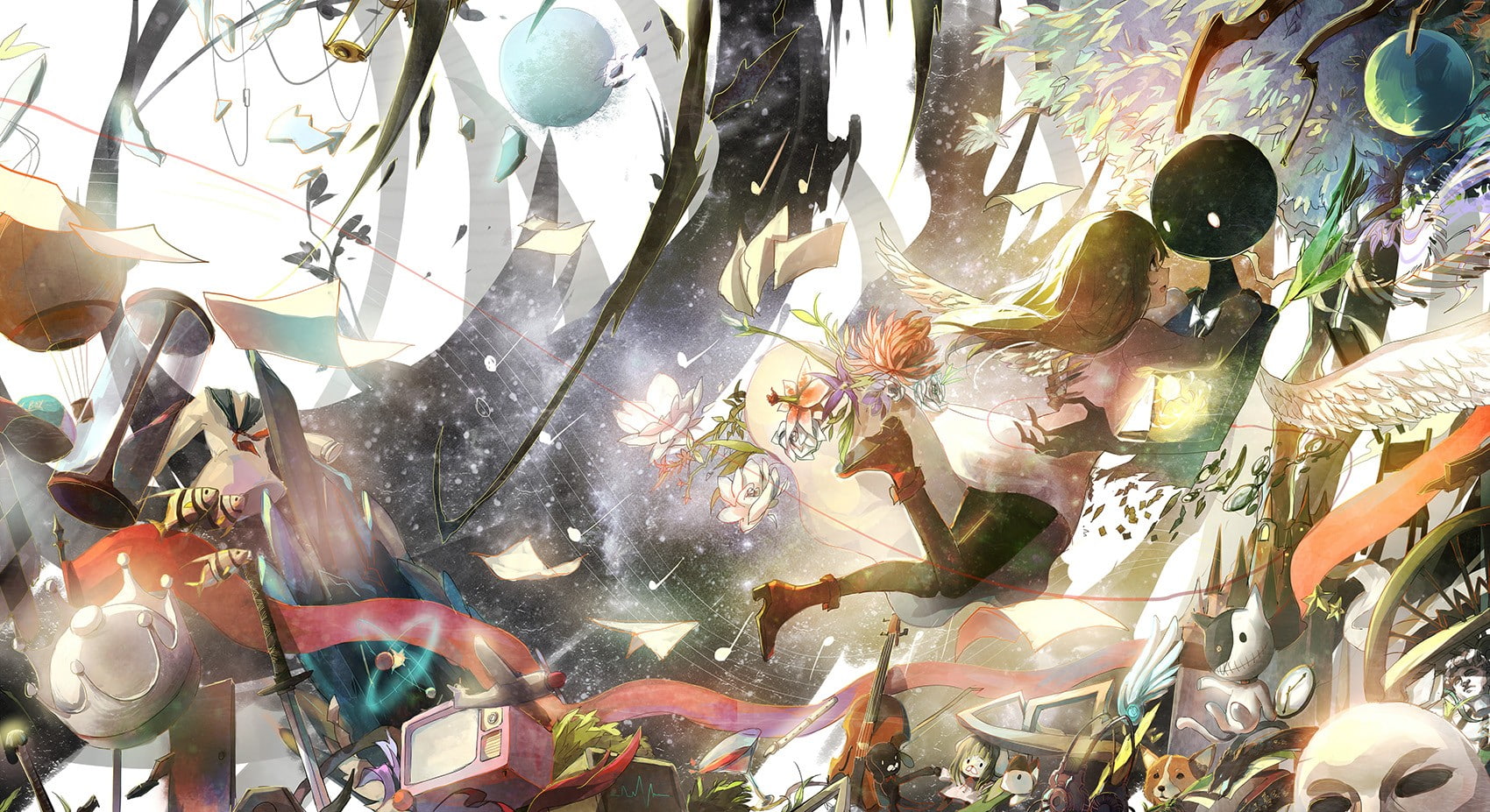 pixiv, manga, deemo, fantasia, anime, 720P, pixiv fantasia, HD Wallpaper