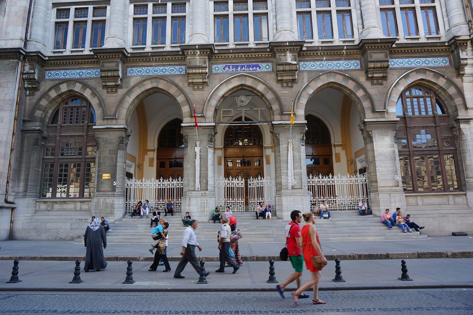 1080P, building, Turkey, Istanbul, street, people, HD Wallpaper