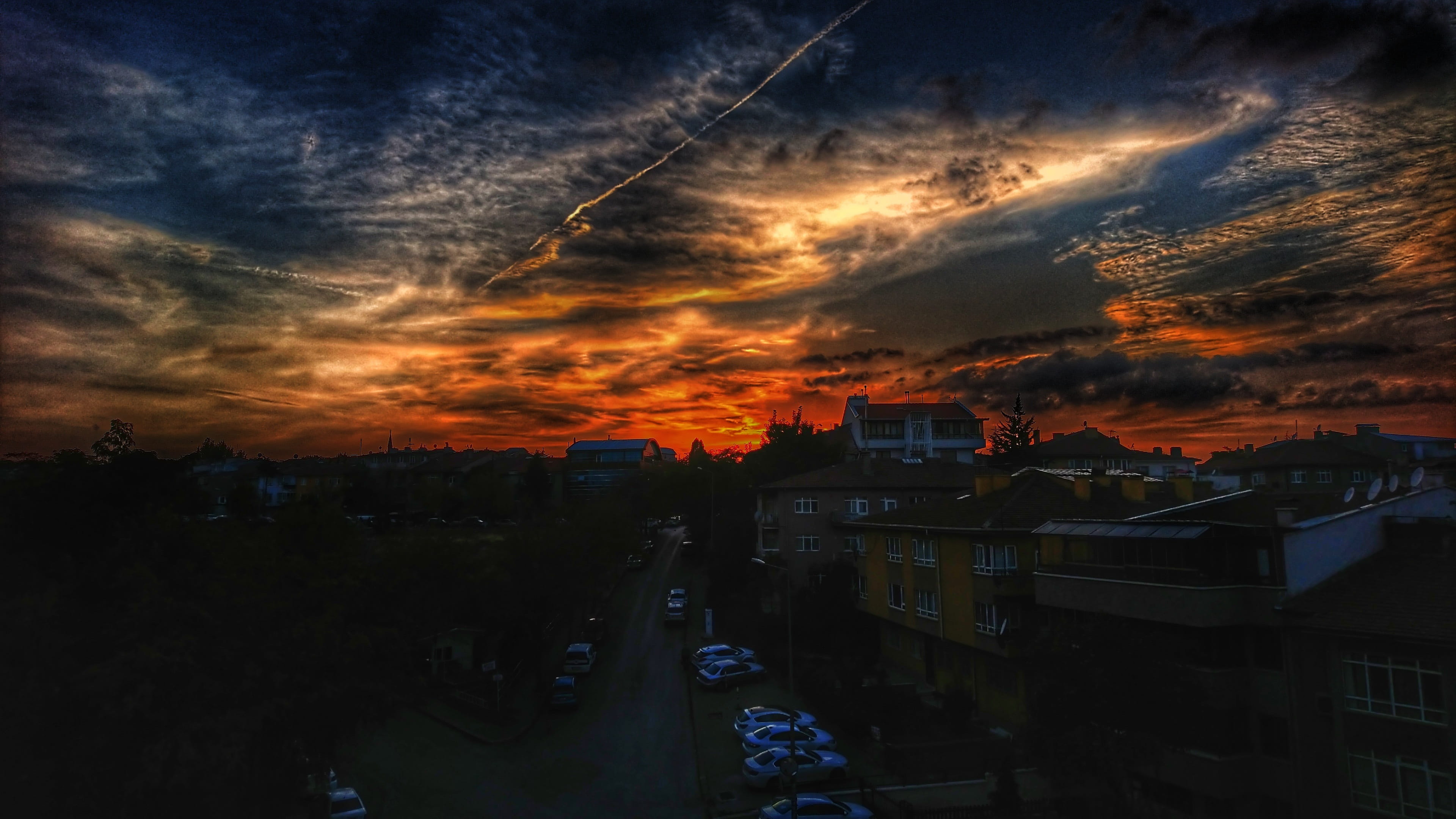 atmospheric, turkey, ankara, building, travel, residential district, cityscape, land vehicle, architecture, romance, atmosphere, sky, nature, motor vehicle, HD Wallpaper