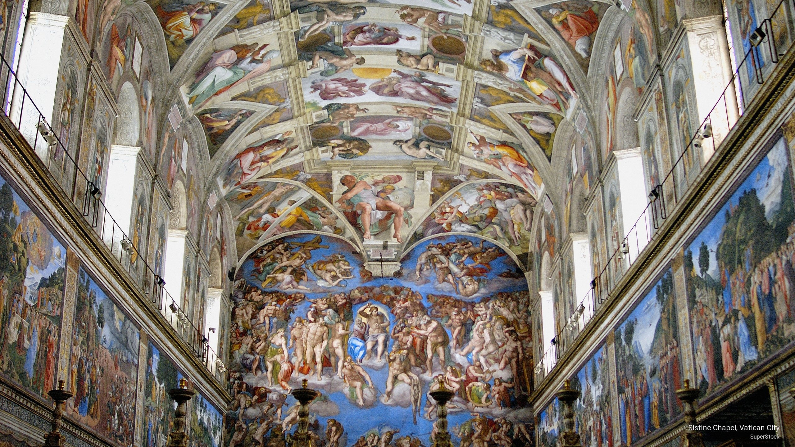 chapel, vatican, sistine, city, Landmarks, 2K, HD Wallpaper