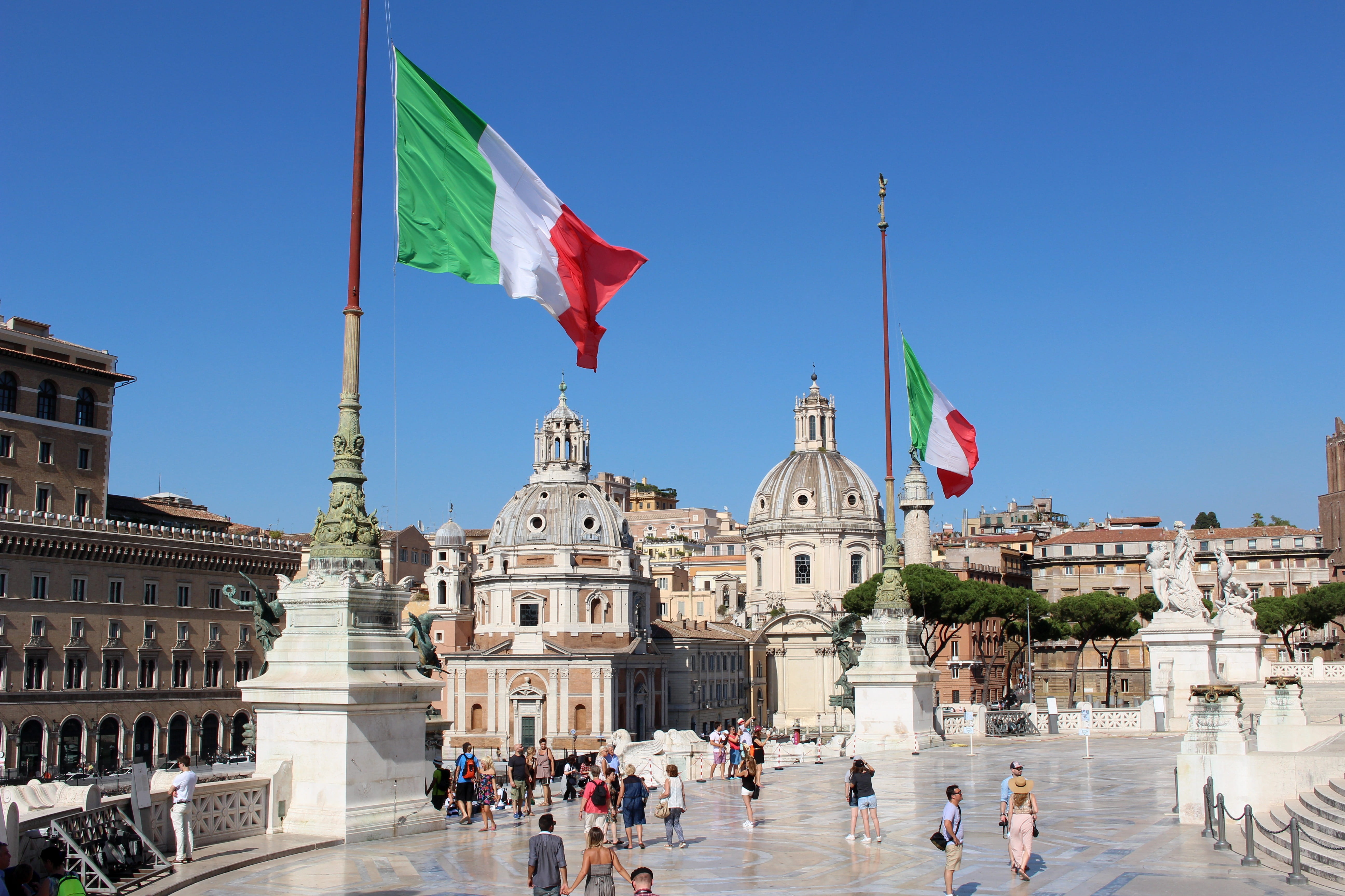 women, architecture, building, italian, famous, day, italy, obelisk, built structure, rome, piazza, vatican, monument, nature, city, navona, travel destinations, HD Wallpaper