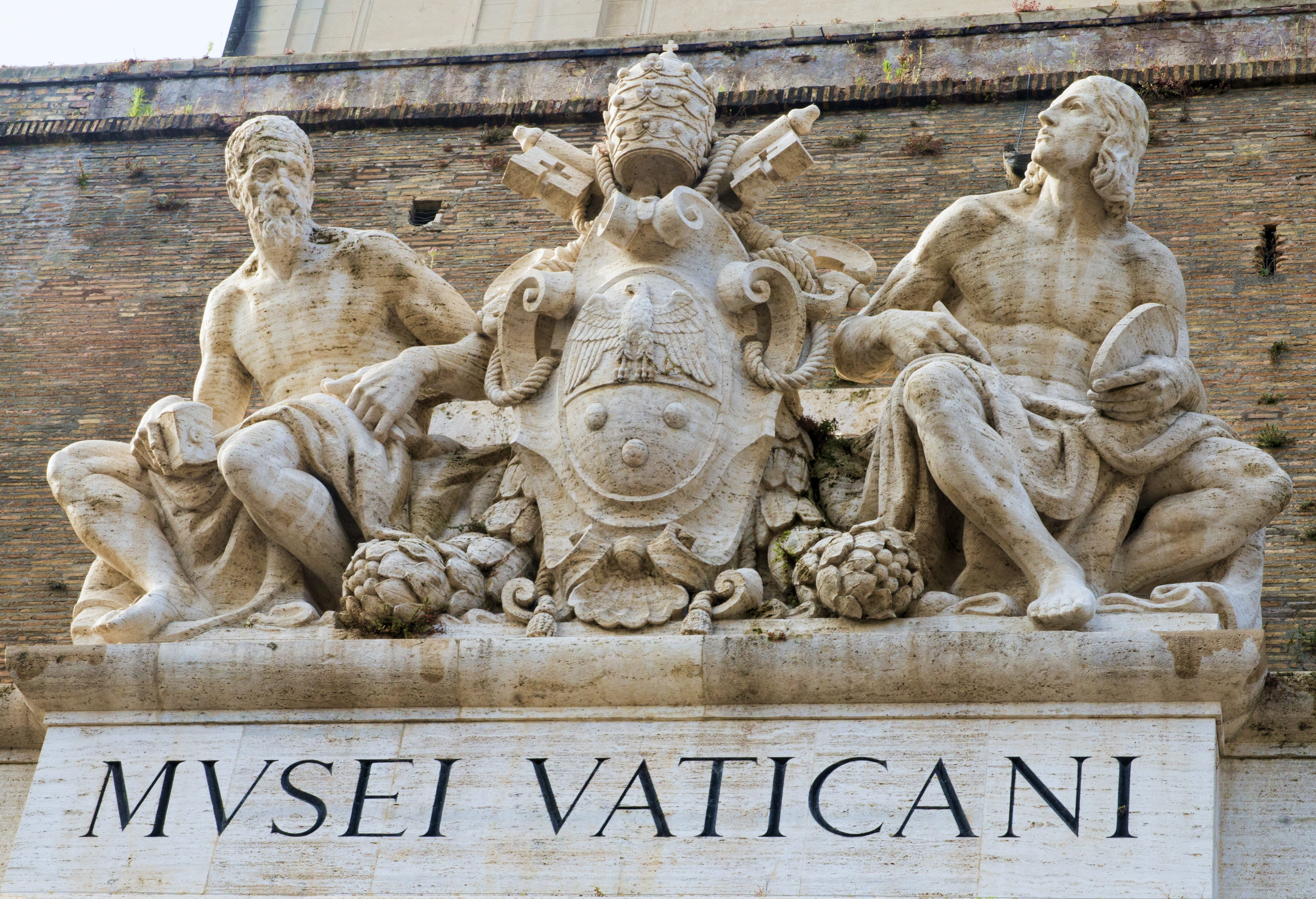 city, carving, roman, italy, historic, religious, 4K, peter, building, built structure, famous, no people, low angle view, ancient, rome, mvsei, human representation, HD Wallpaper
