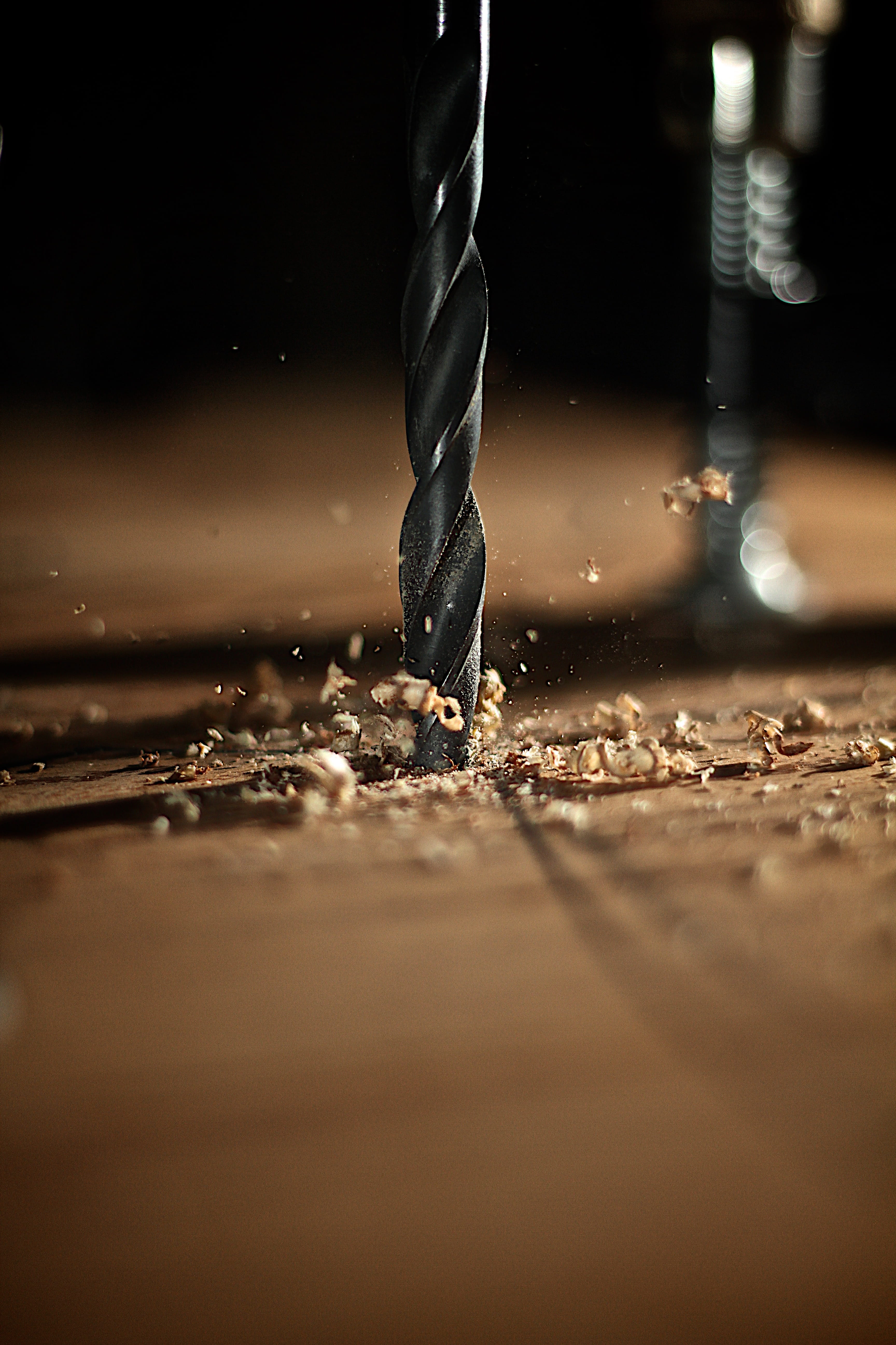 photography, breaking, long exposure, board, nature, wood, photo, day, no people, drill, water, shavings, surface level, indoors, closeup, metal, sky, splashing, Phone HD Wallpaper