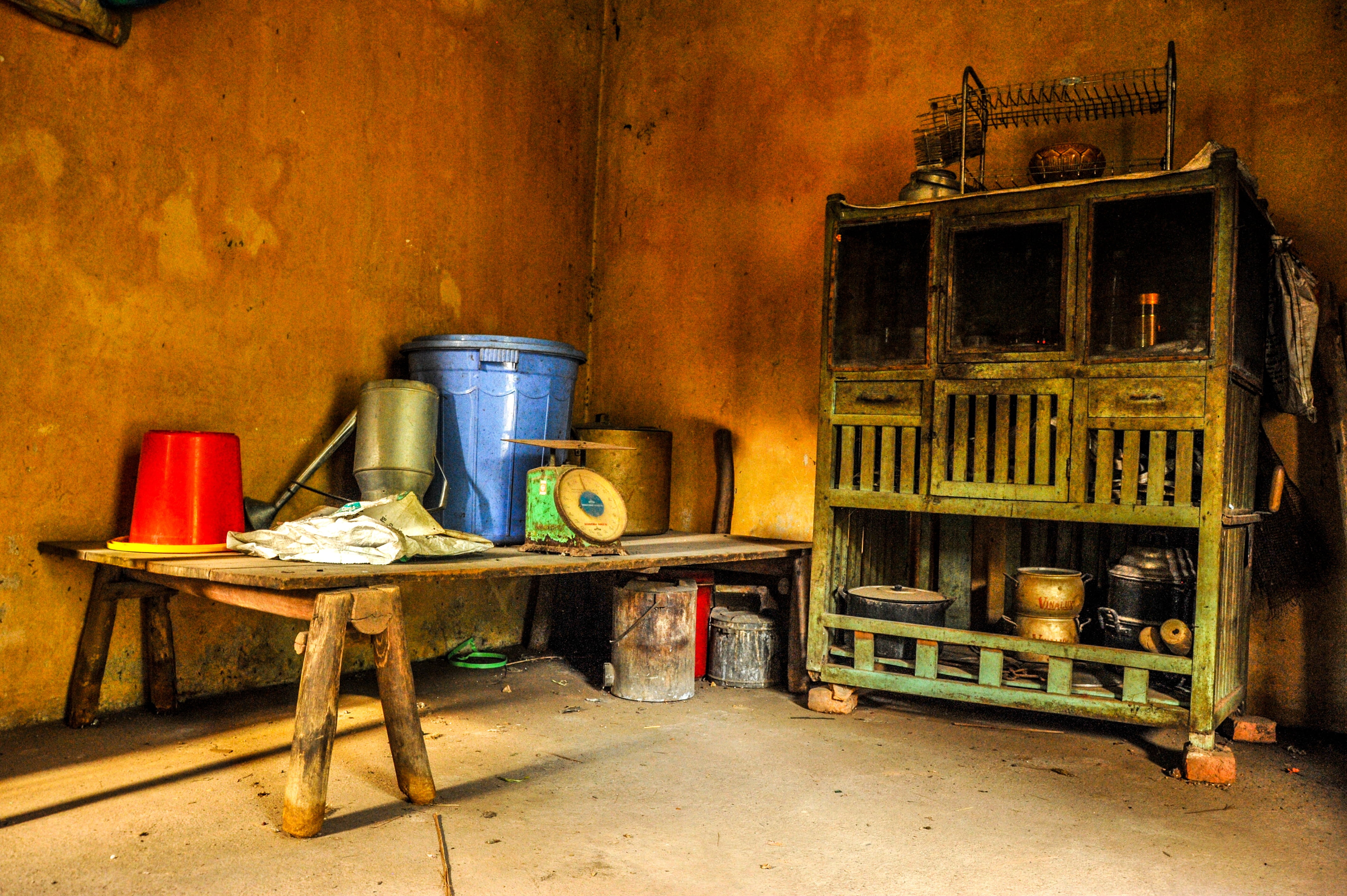 nam, indoor, food, kitchen, vietnamese, life, day, architecture, vietnam, obsolete, indoors, village, wood - material, kitchen utensil, 4K, hanoi, dirty, HD Wallpaper