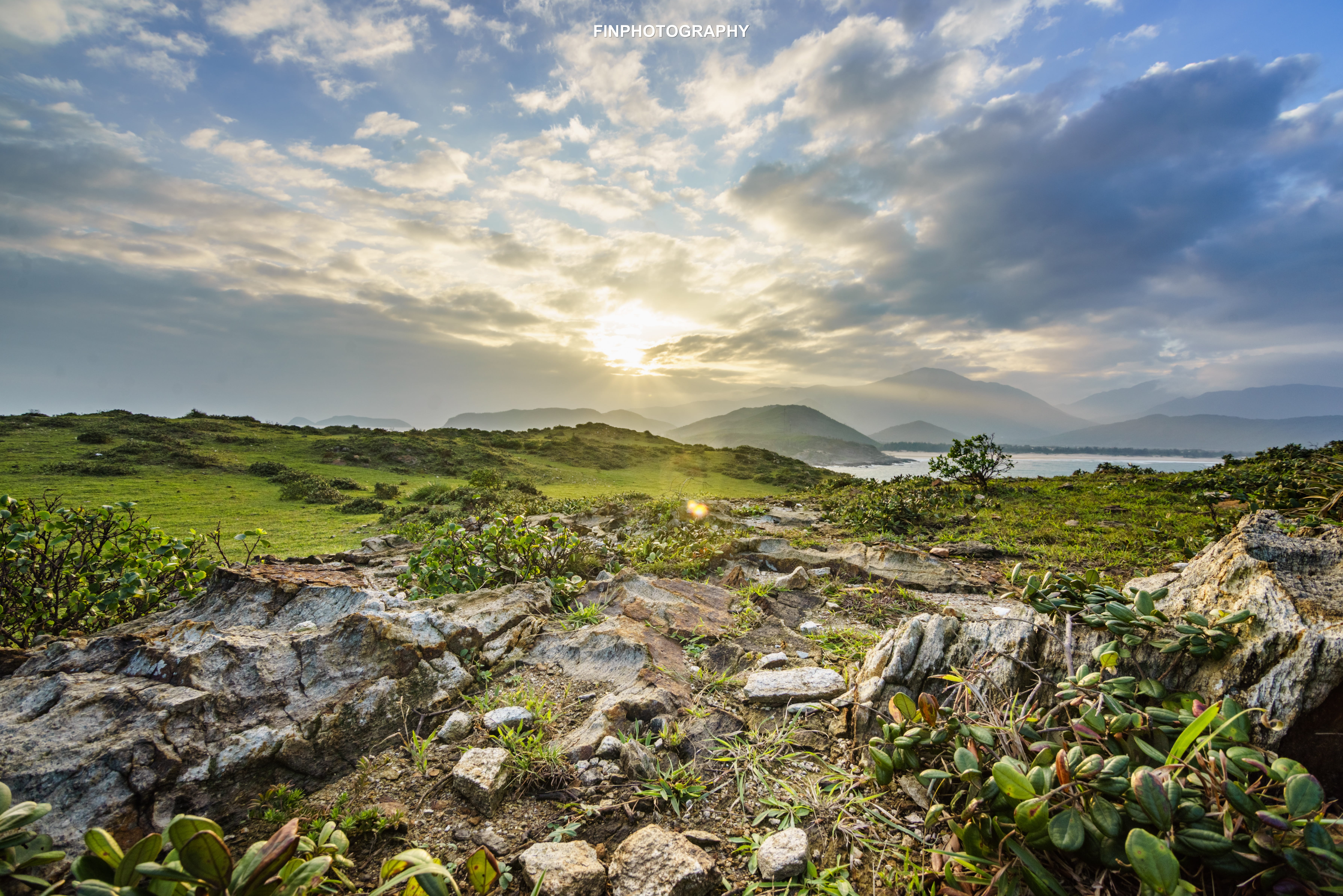 la, tranquil scene, rock, sky, beauty in nature, no people, water, beach, mountain, plant, outdoors, vung chua, seascape, nature, solid, tranquility, vietnam, HD Wallpaper