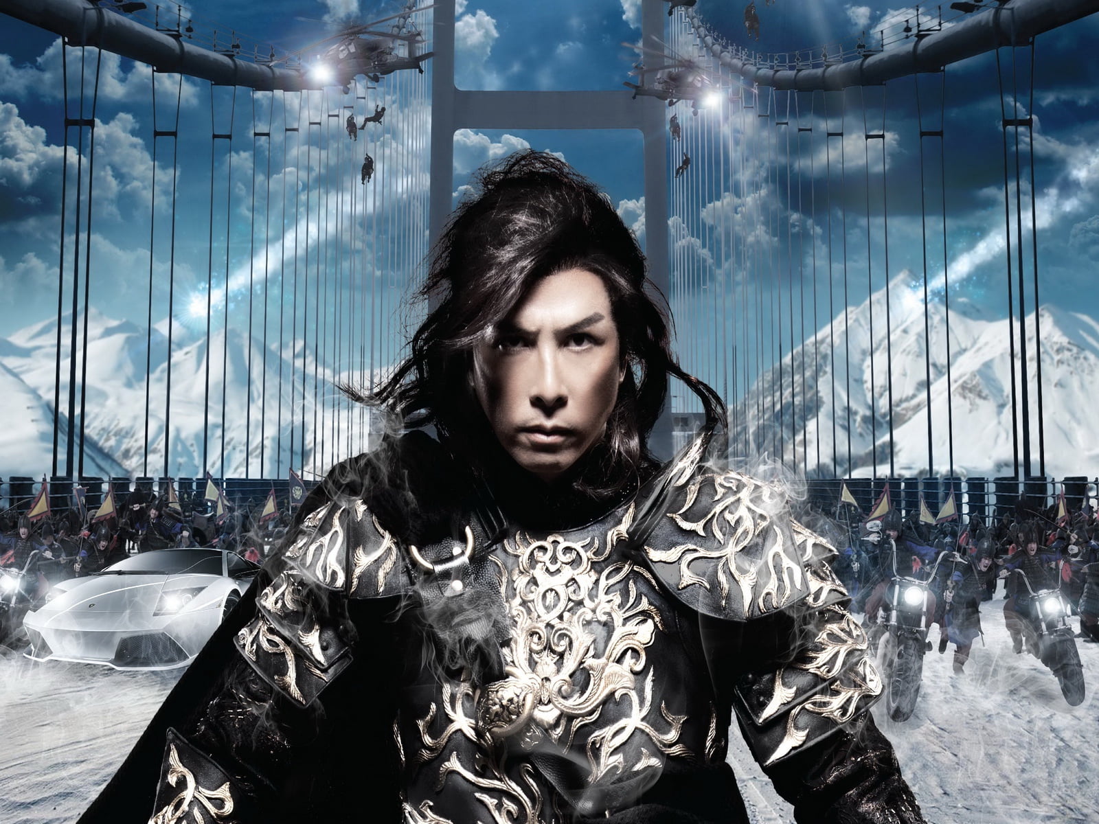caucasian Ethnicity, donnie yen, suit, he ying, urban Scene, lifestyles, hairstyle, fashion, real people, night, bing feng chong sheng zhi men, black, portrait, HD Wallpaper