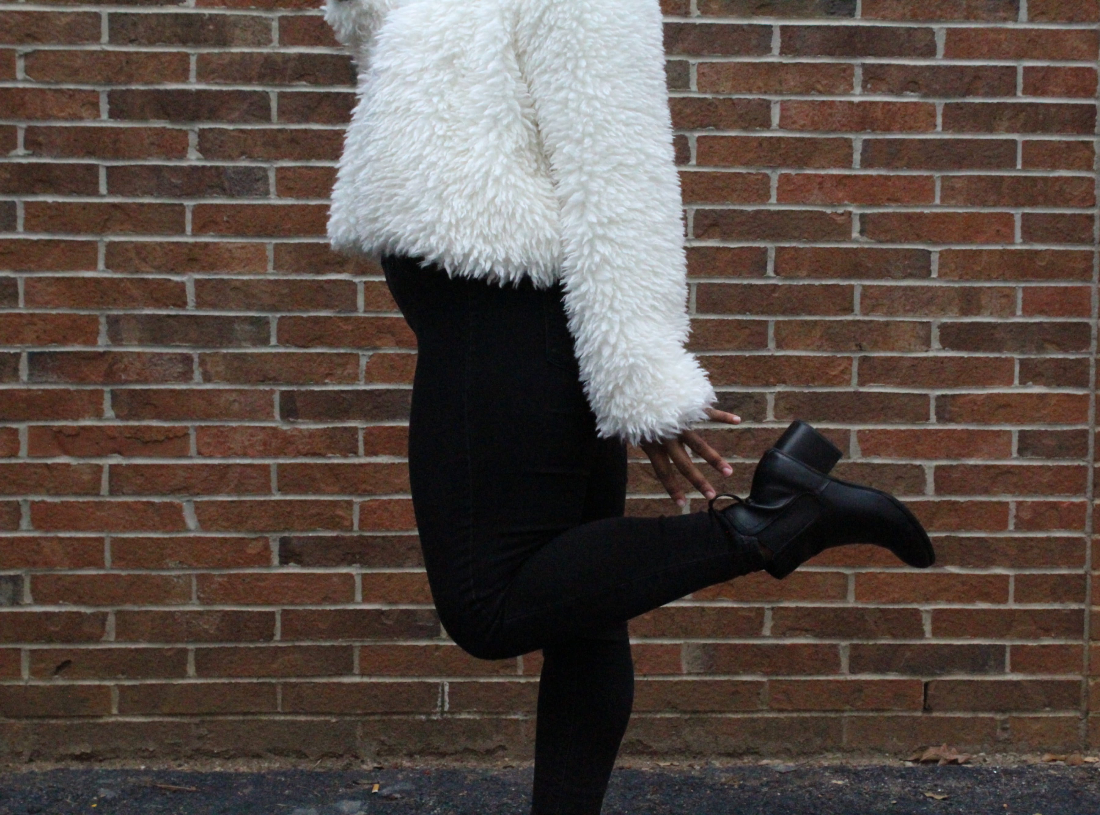 legs, fashion, anonymous, warm clothing, hand, wearing, model, representation, black woman, fur, coat, heels, black girl, lifestyles, wall - building feature, HD Wallpaper