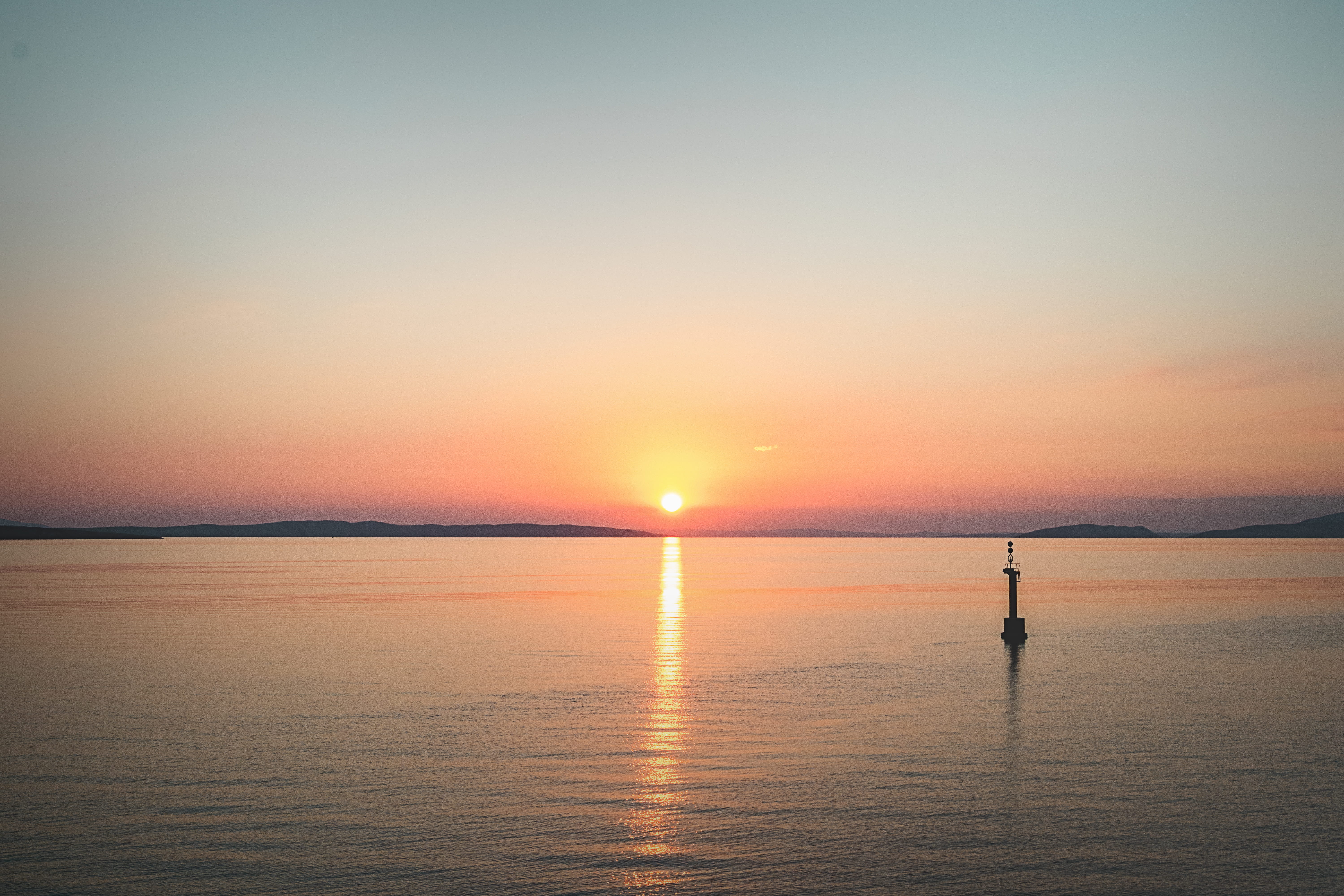 croatia, pag, sundowner, non-urban scene, 5K, scenics - nature, redsky, sunlight, waterfront, sunset, sea, summer, ocean, no people, nature, outdoors, HD Wallpaper