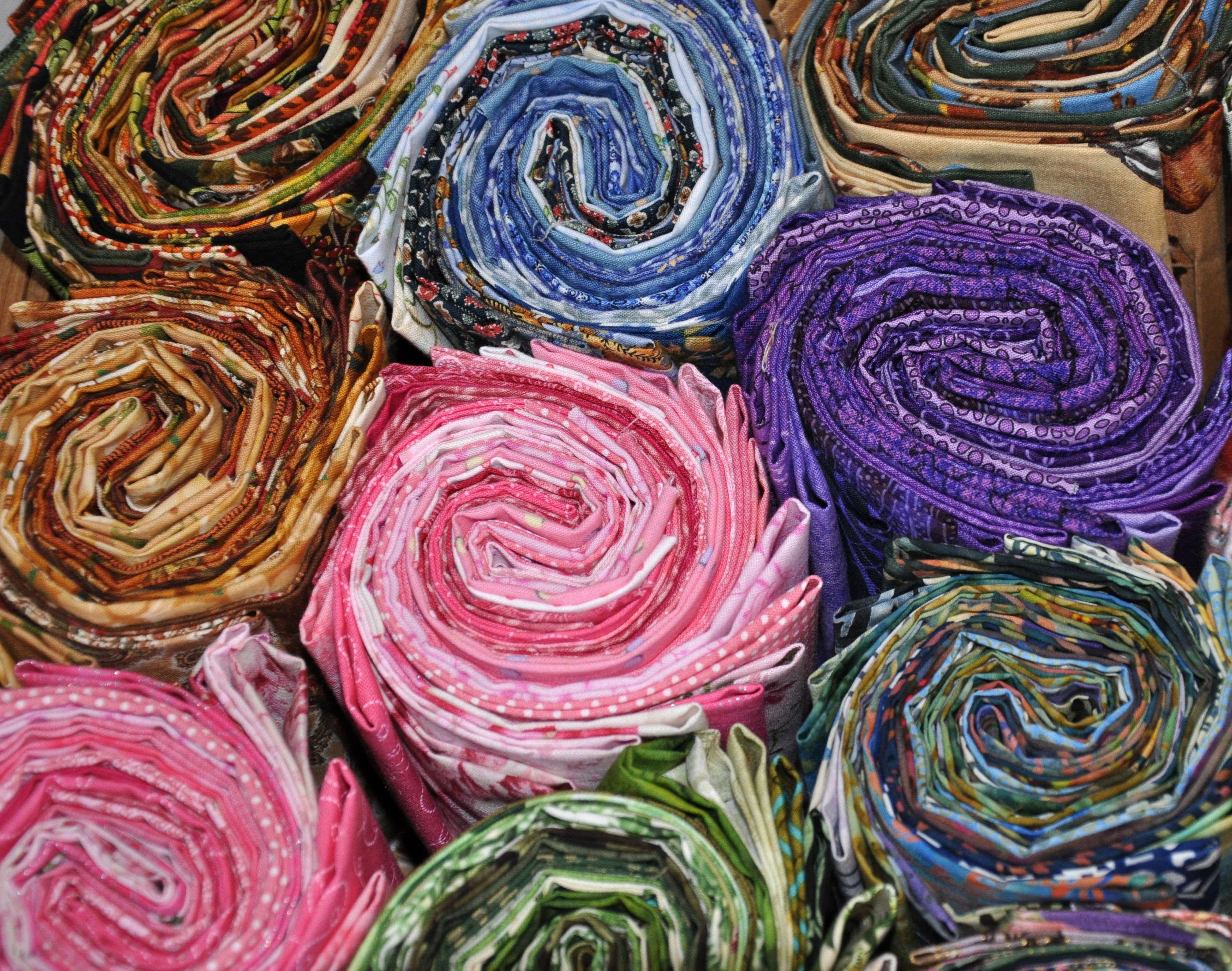 cotton, 2K, choice, stack, backgrounds, textil, patchwork, colorful, no people, fabric, quilting, for sale, variation, purple, retro, material, multi colored, HD Wallpaper
