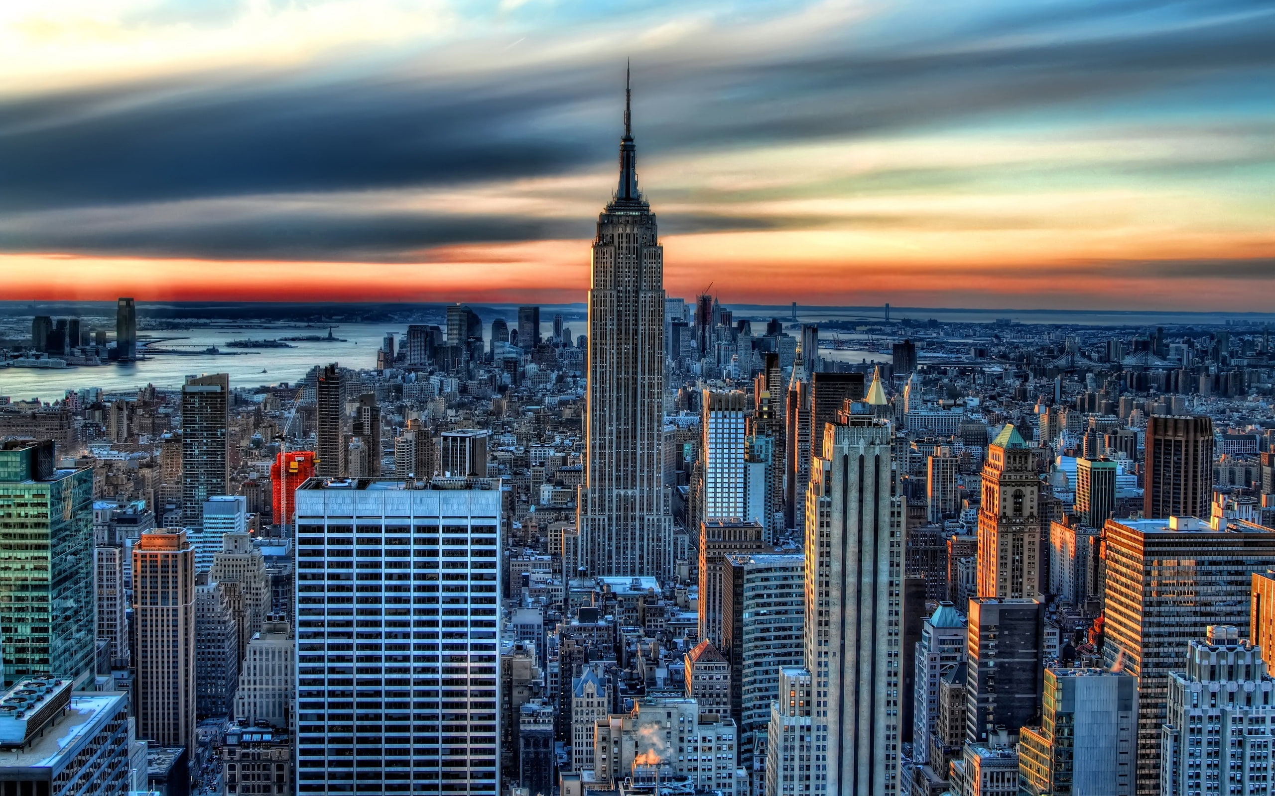 new, 2K, york, hdr, city, HD Wallpaper