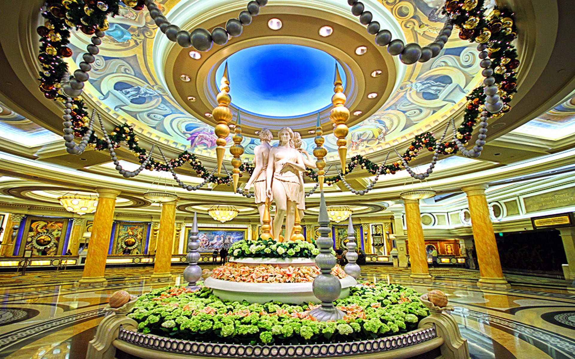 1080P, interior, palace, sculptures, mosaics, pc, tablet, decorative, decoration, caesars, mobile,, HD Wallpaper