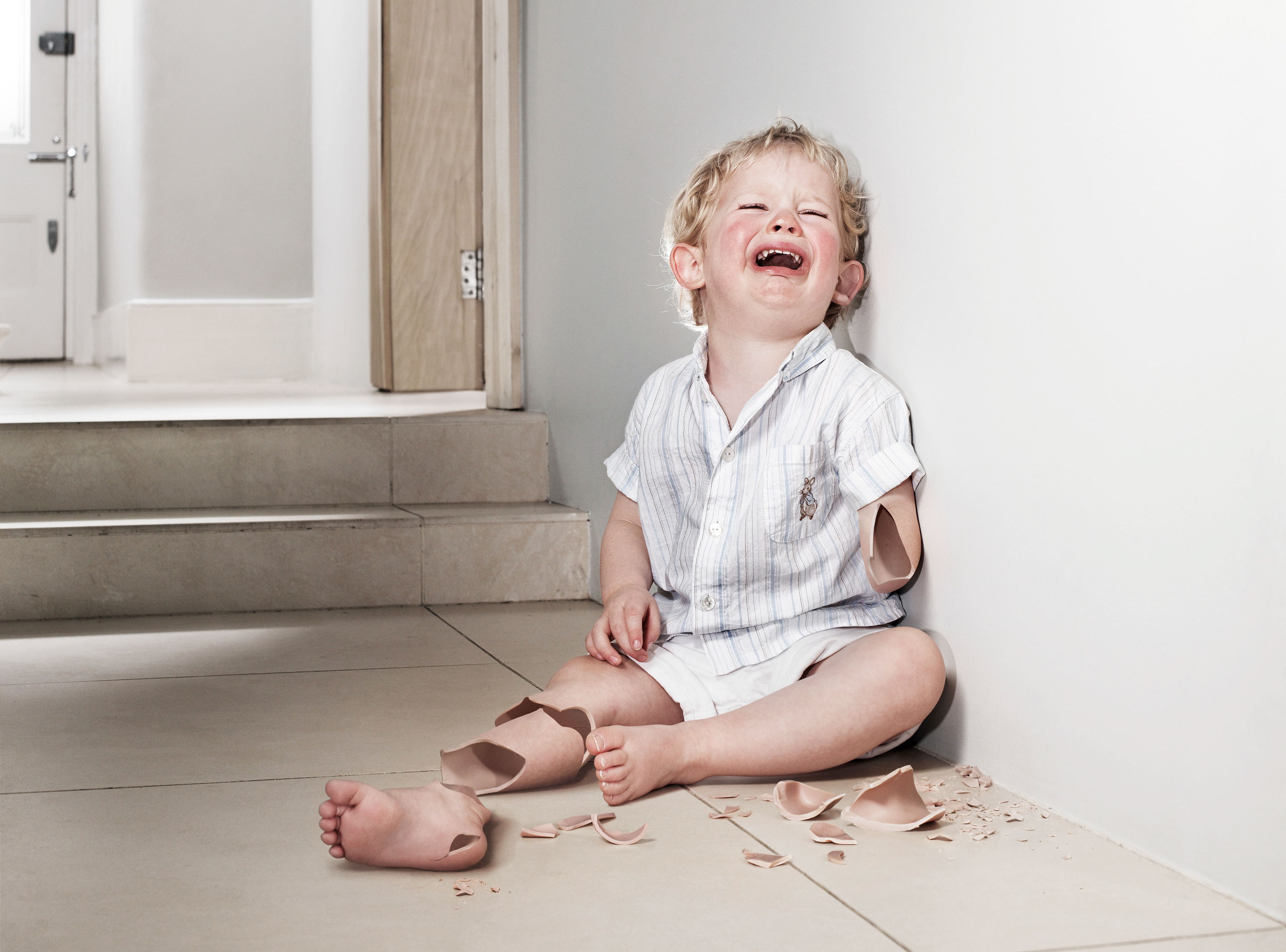 Child, CGI, Crying, Porcelain, Boy, 4K, 4K, HD Wallpaper