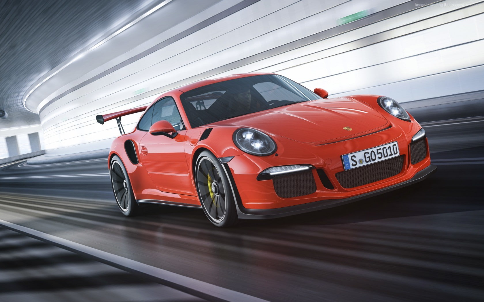 red, 720P, Porche 911 GT3, HD Wallpaper