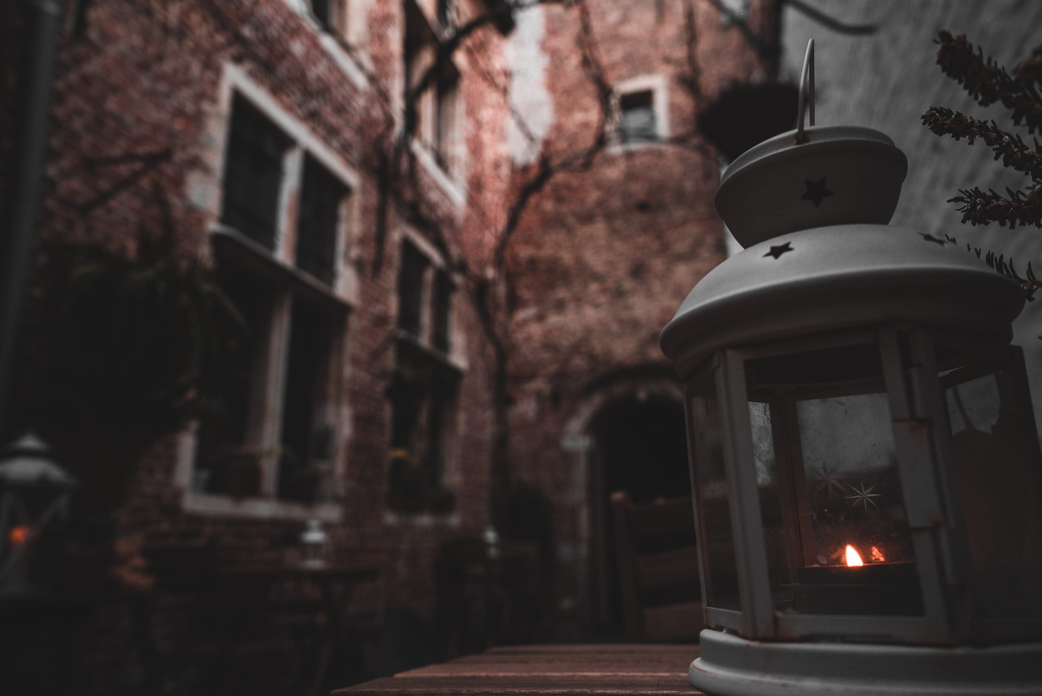illuminated, lighting equipment, depth of field, nature, no people, building, road, flame, kerosene, city, dusk, electric lamp, focus on foreground, day, HD Wallpaper