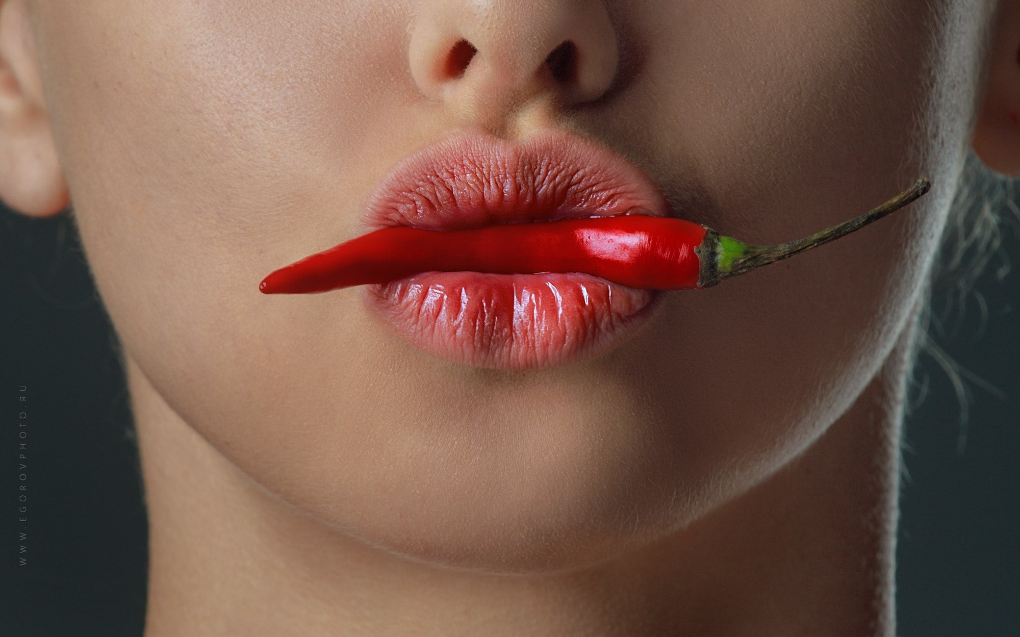 human lips, lips, model, human mouth, women, young adult, front view, human body part, body part, indoors, Pepper, make-up, face, human face, beauty, Igor Egorov, HD Wallpaper