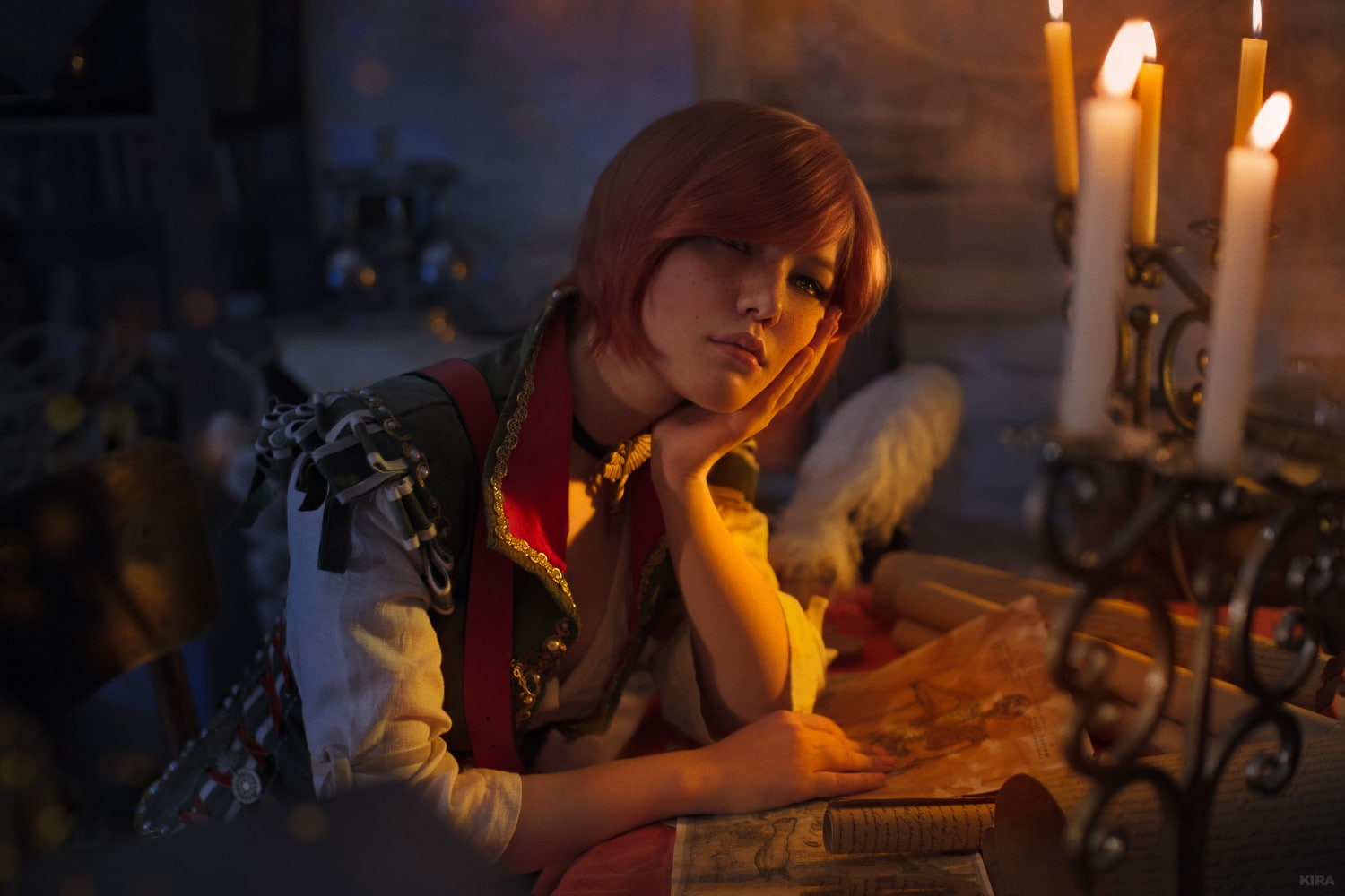 720P, Lyumos, cosplay, Shani, The Witcher 3: Wild Hunt, HD Wallpaper